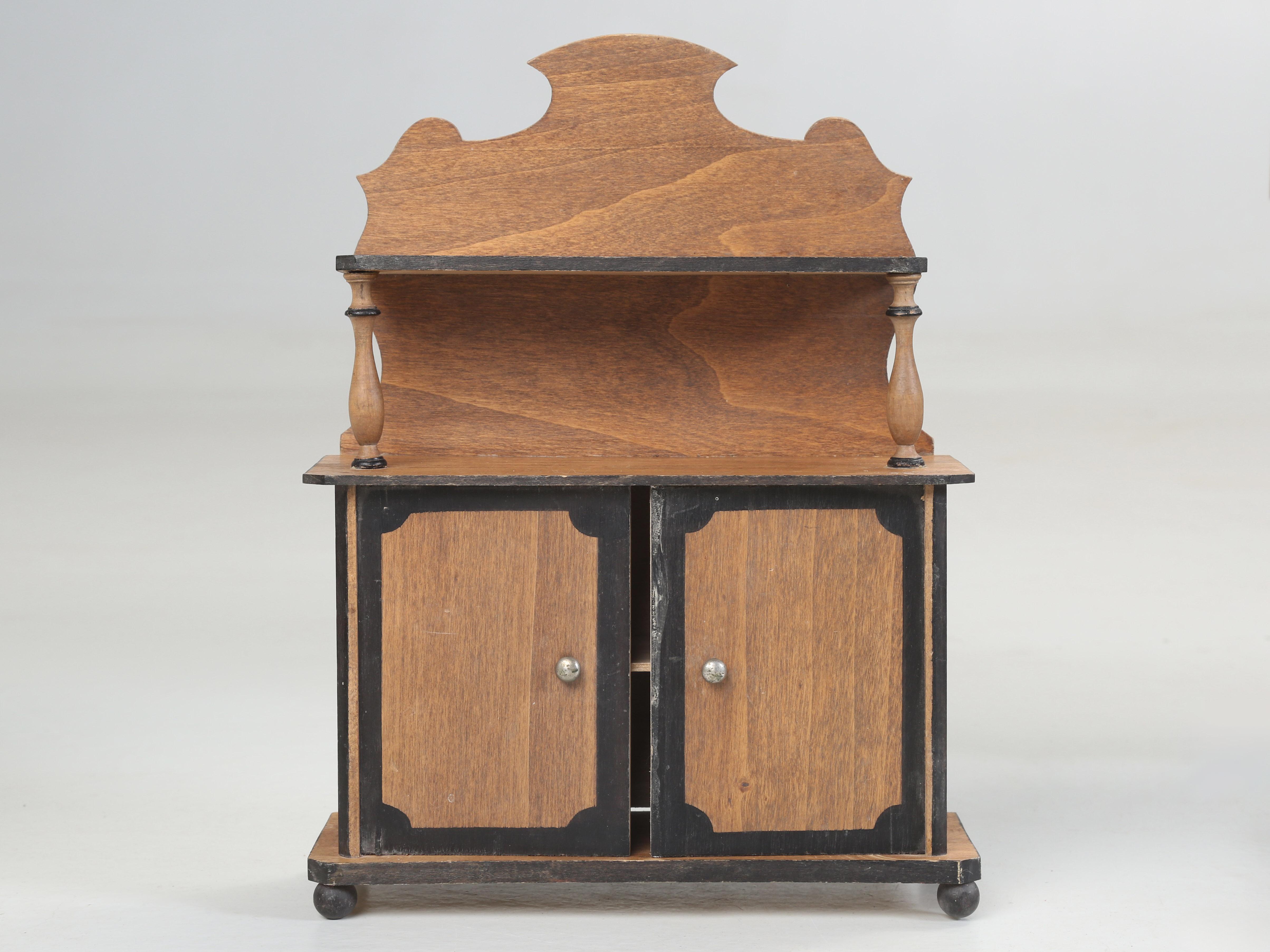 Hand-Carved Collection of Antique French Doll Furniture or Salesmen's Samples Early 1900's For Sale