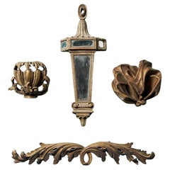 Collection of Antique Gilded Architectural Carvings