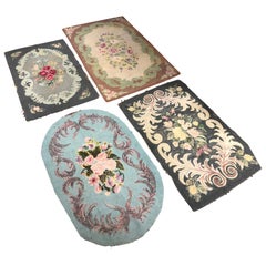 Collection of Antique Hand Hooked Rugs