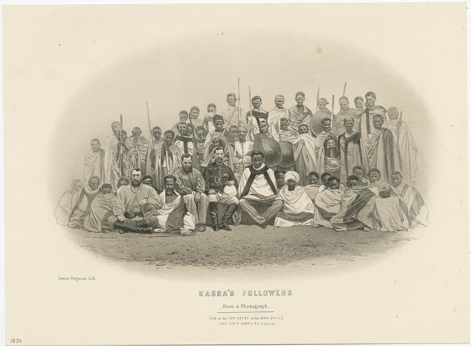 Late 19th Century Collection of Antique Prints of Robert Napier and the Magdala Expedition, 1870