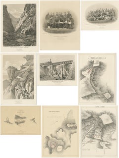 Collection of Antique Prints of Robert Napier and the Magdala Expedition, 1870