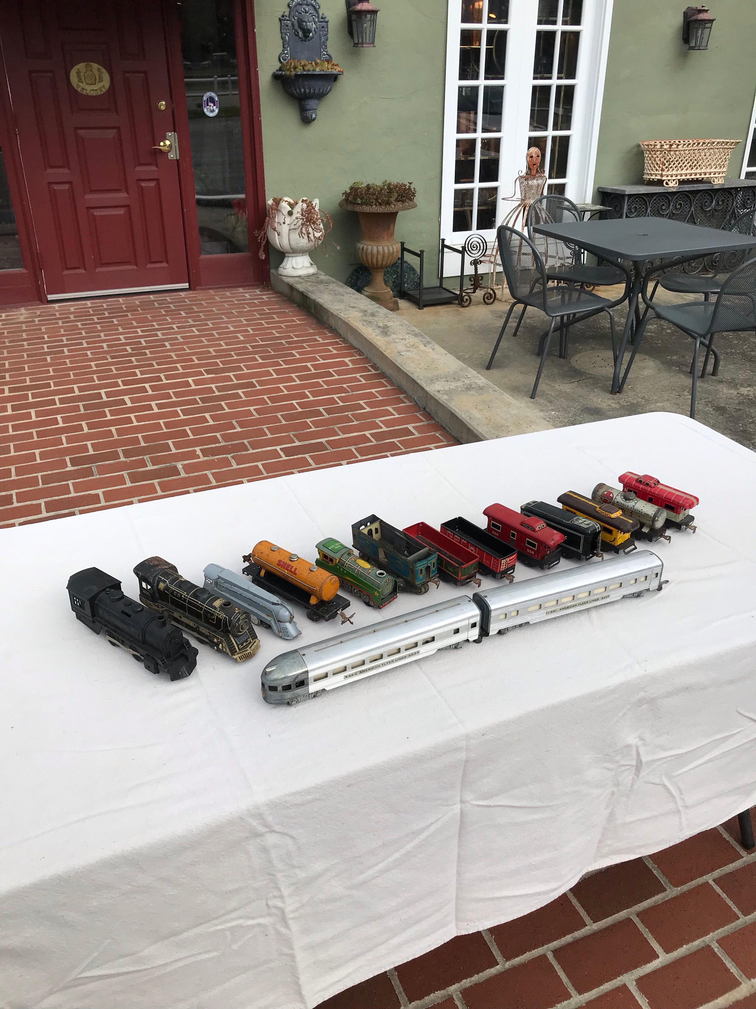 Juego o colección de trenes vintage de 15 vagones en venta 8
