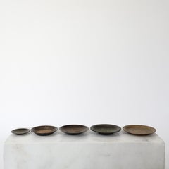 Colección de Platos de Bronce Art Decó de Just Andersen, años 30, Dinamarca