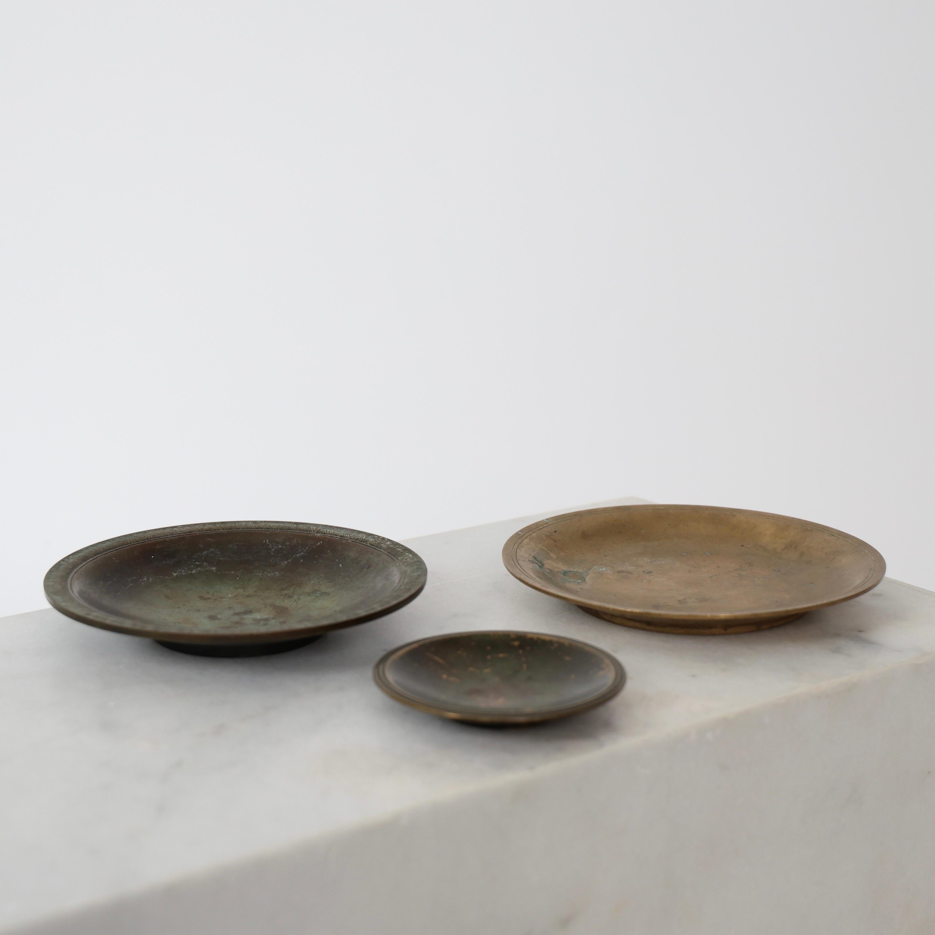Danois Collection de plaques en bronze Art déco réalisées par Just Andersen, années 1930, Danemark en vente