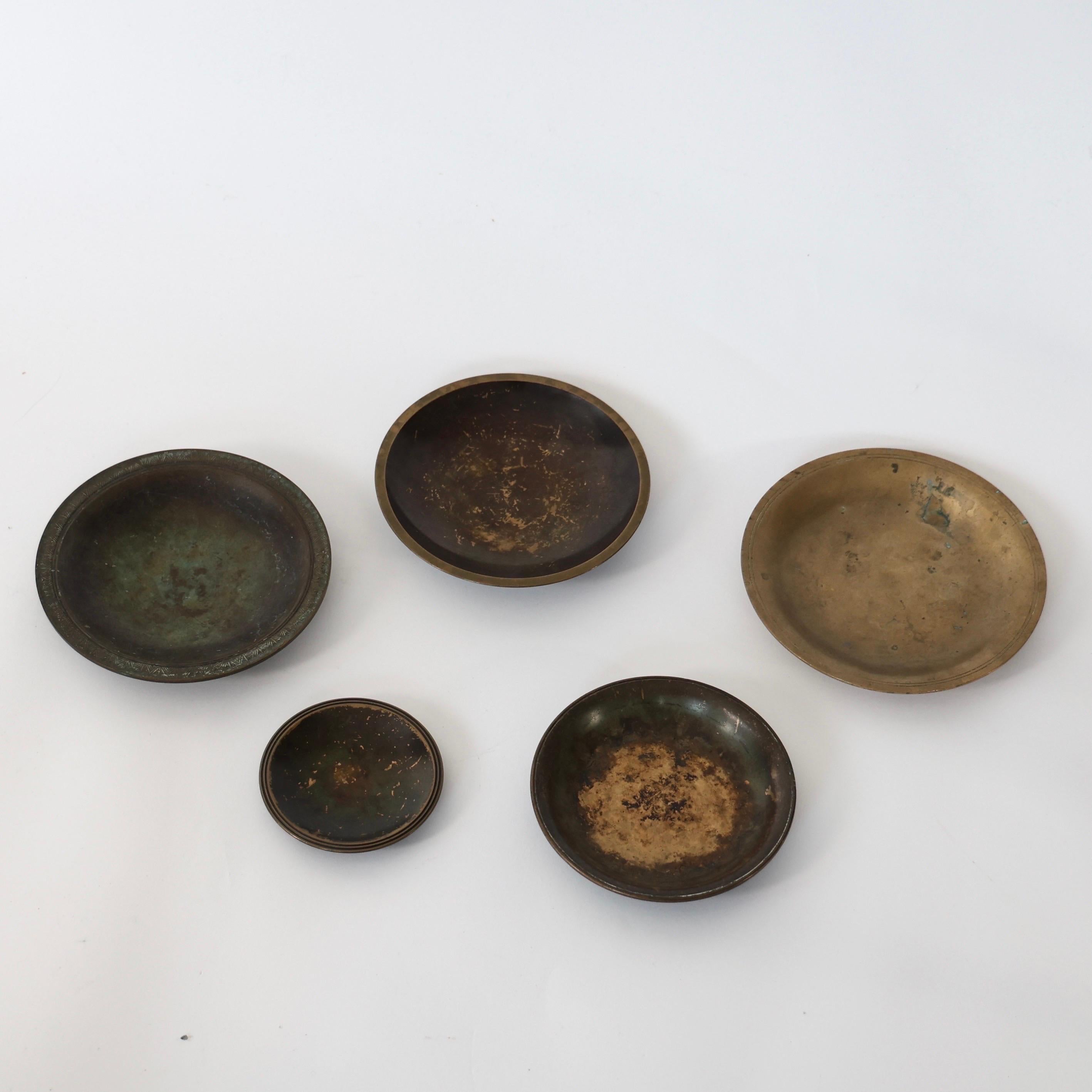 Collection de plaques en bronze Art déco réalisées par Just Andersen, années 1930, Danemark en vente 2