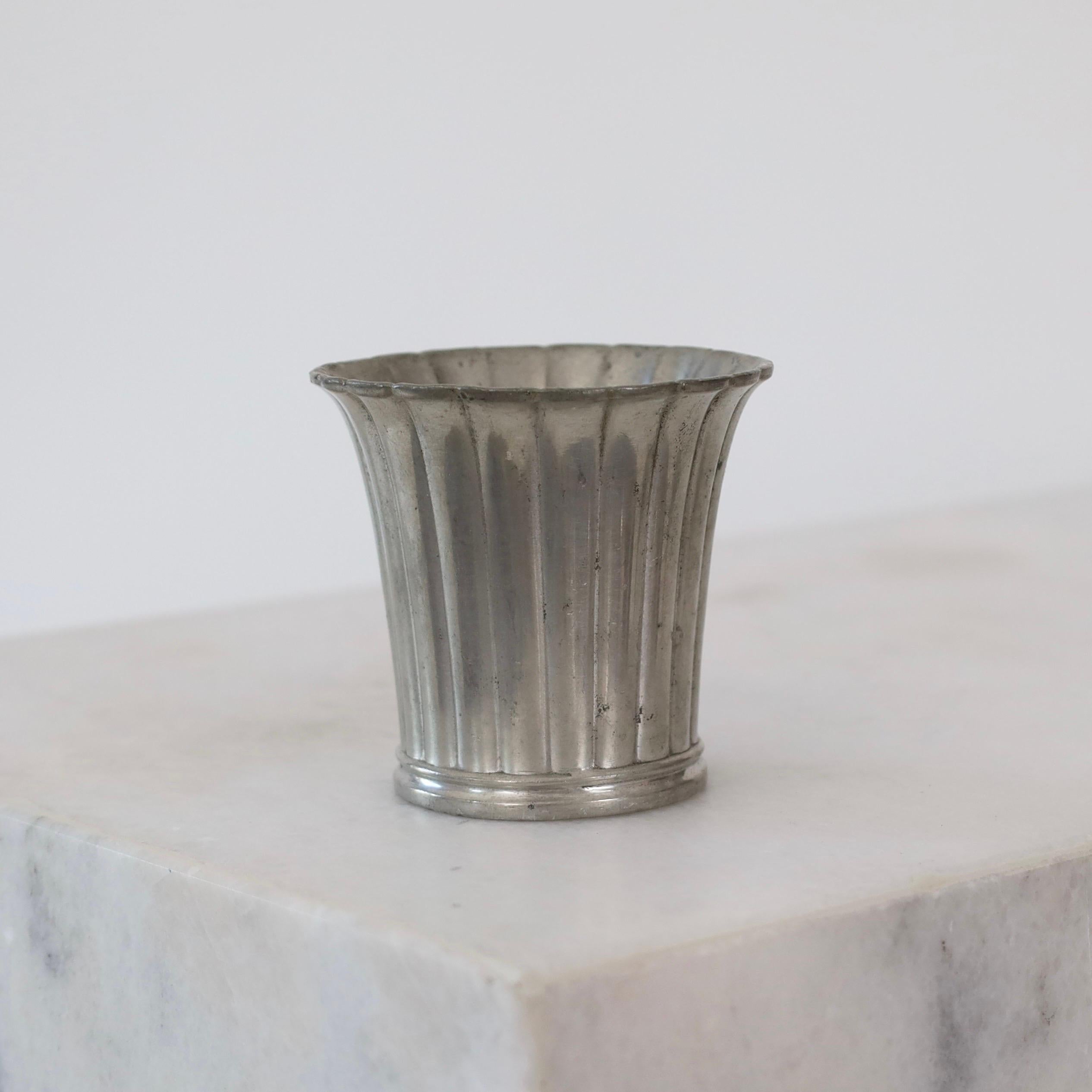 Danish Collection of art deco Pewter vases by Just Andersen, 1930s, Denmark