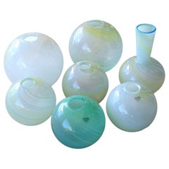 Collection of Art Glass Vases by Dansk