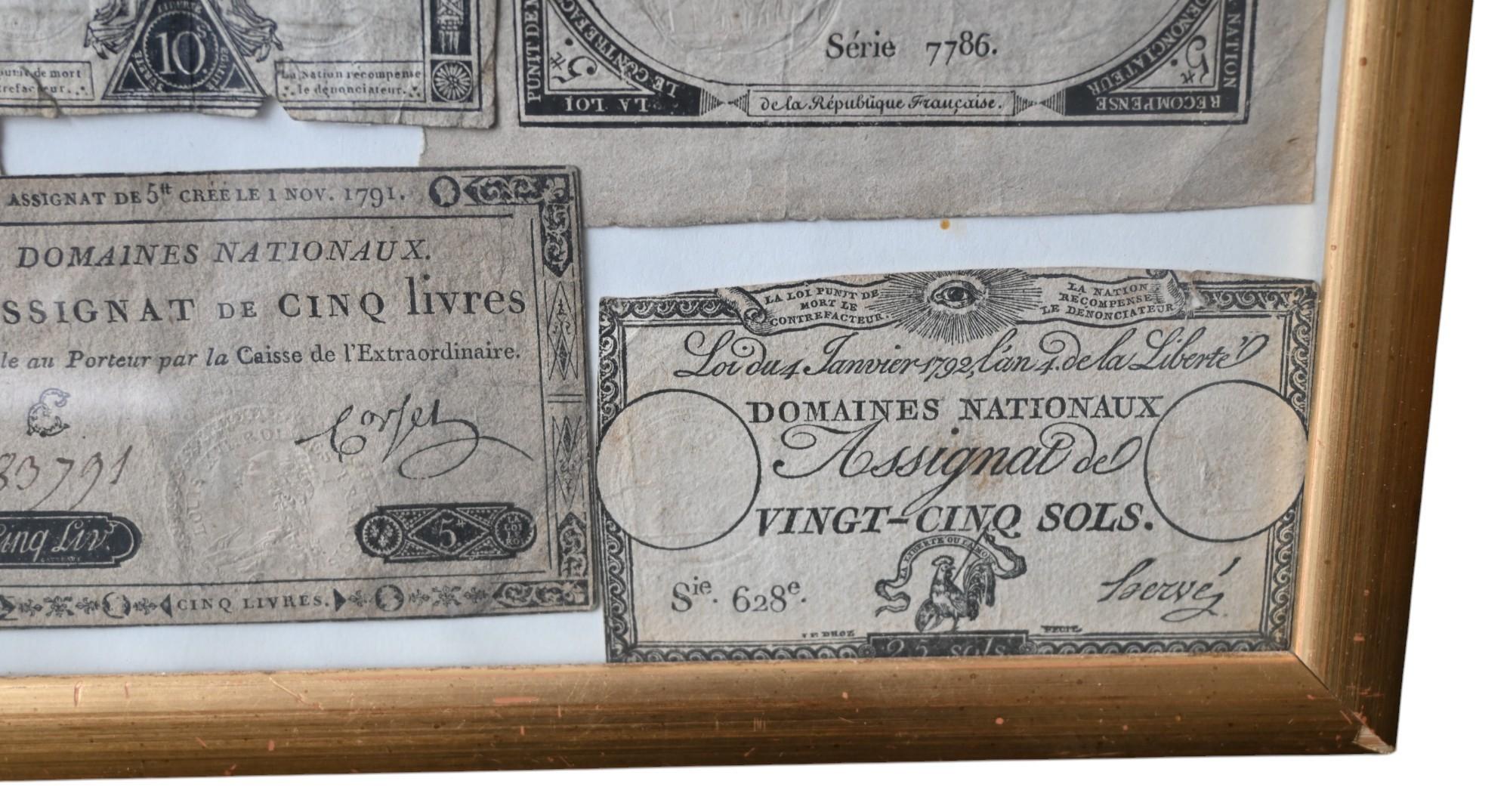 Colección De Assignats Monedas Revolucionarias Francesas, finales del siglo XVIII en venta 2