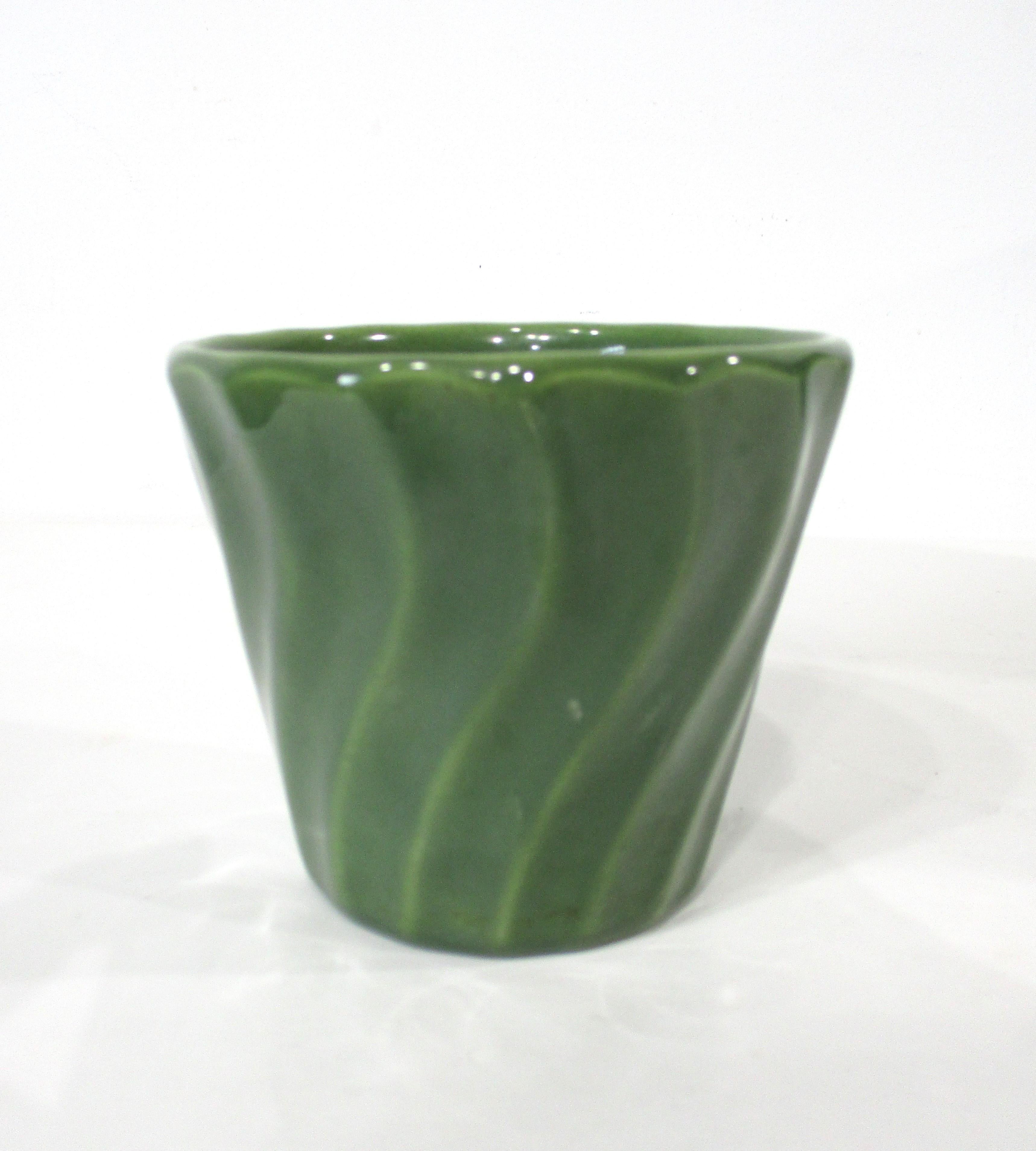 Mid-Century Modern Collection de jardinières Bauer California Pottery 4 pièces. en vente