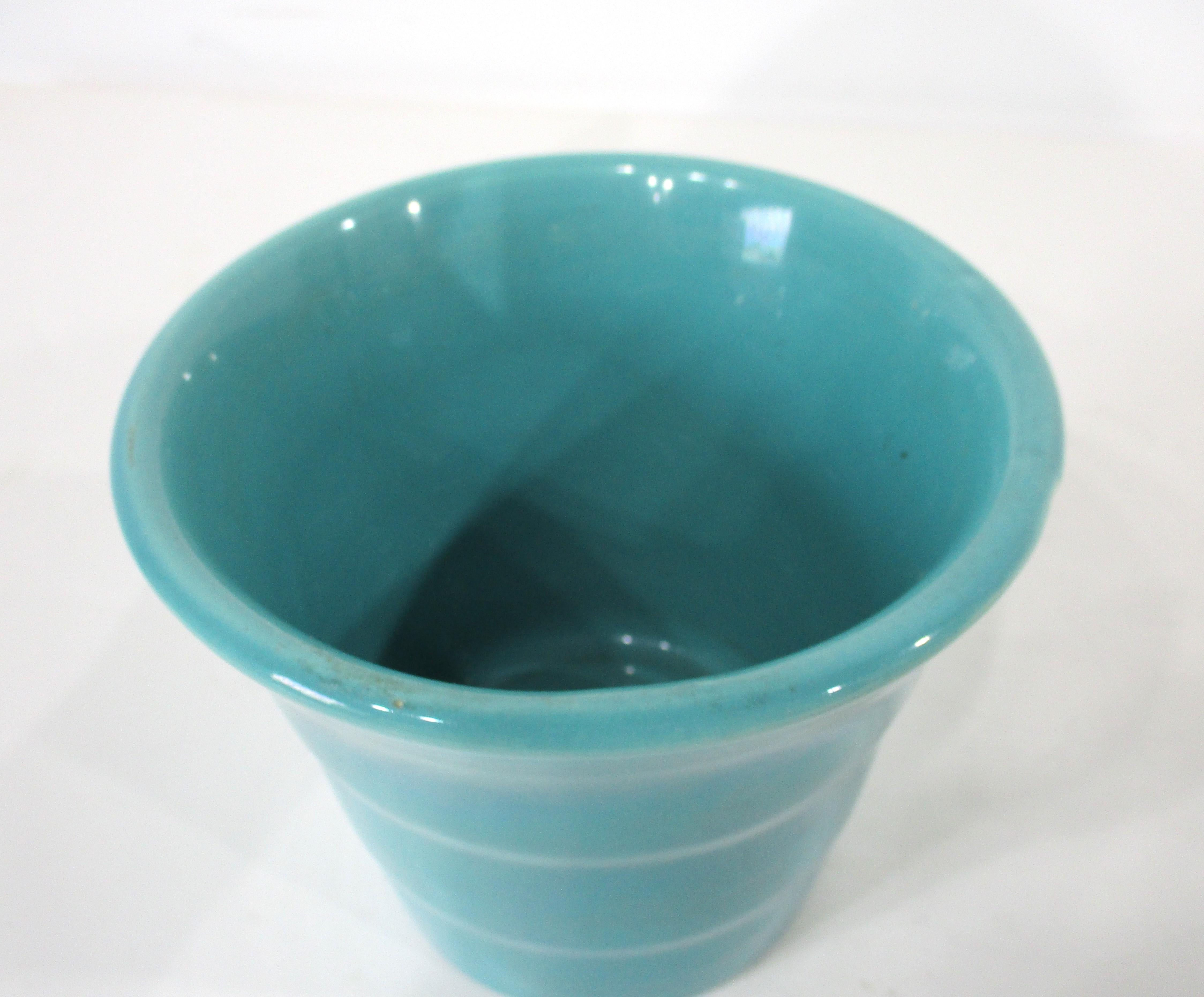 Poteries Collection de jardinières Bauer California Pottery 4 pièces. en vente