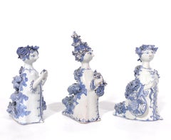 Collection of Bjørn Wiinblad Unique Ceramic Figures