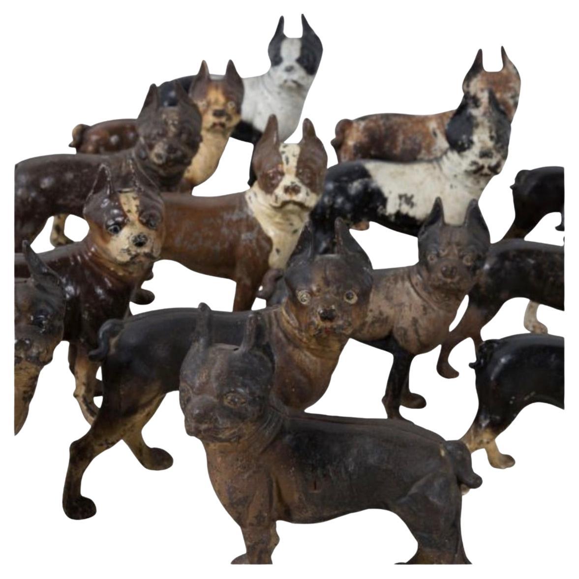 Collection of Boston Terrier Door Stops