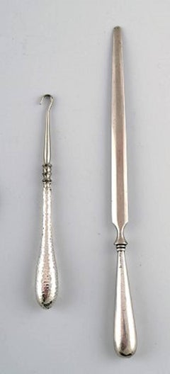 Collection of British Silver, Objects for Necessaire, Early 1900s