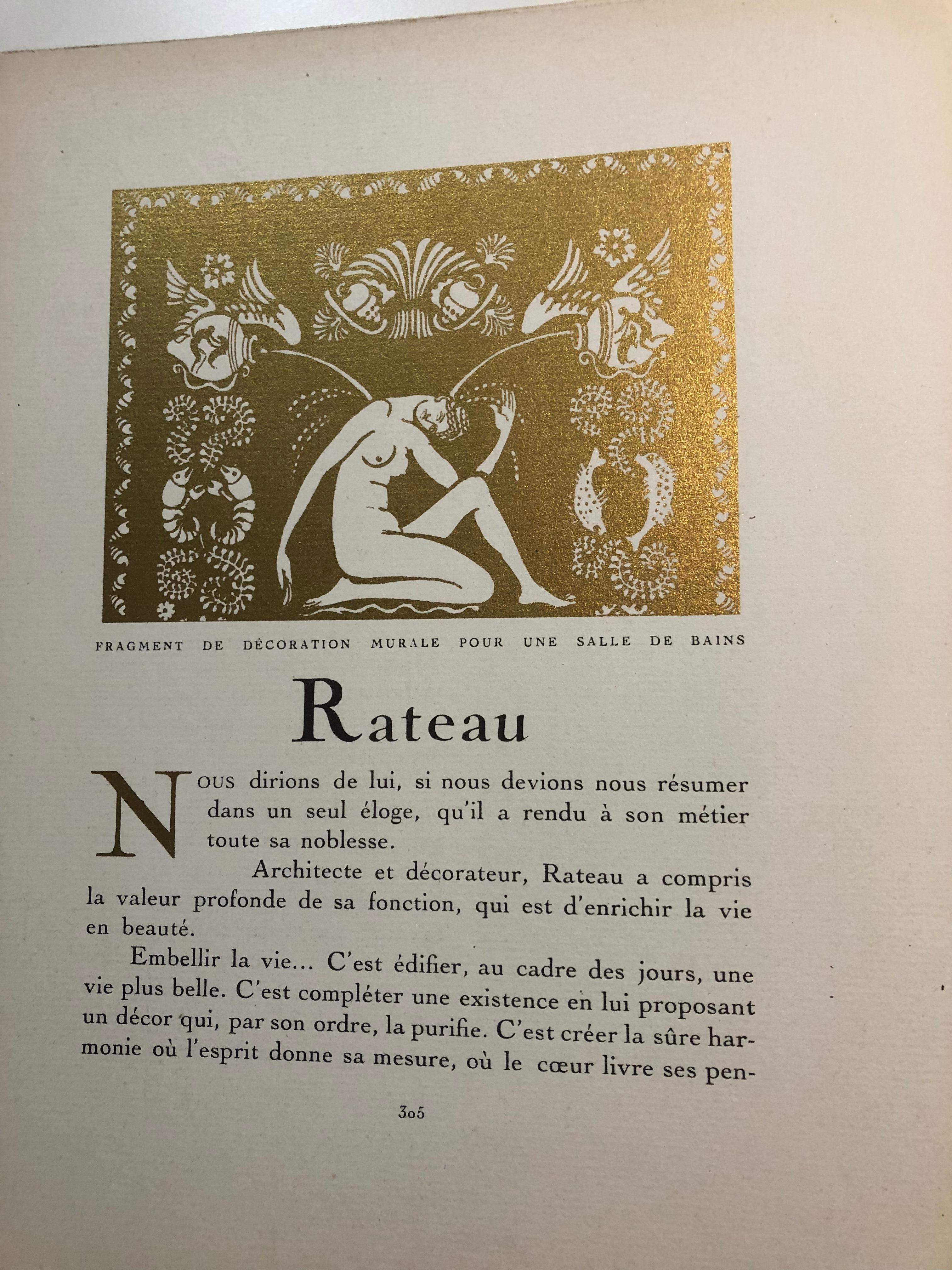 Collection of Catalogs 1925 Paris Decorative Arts Expo For Sale 5