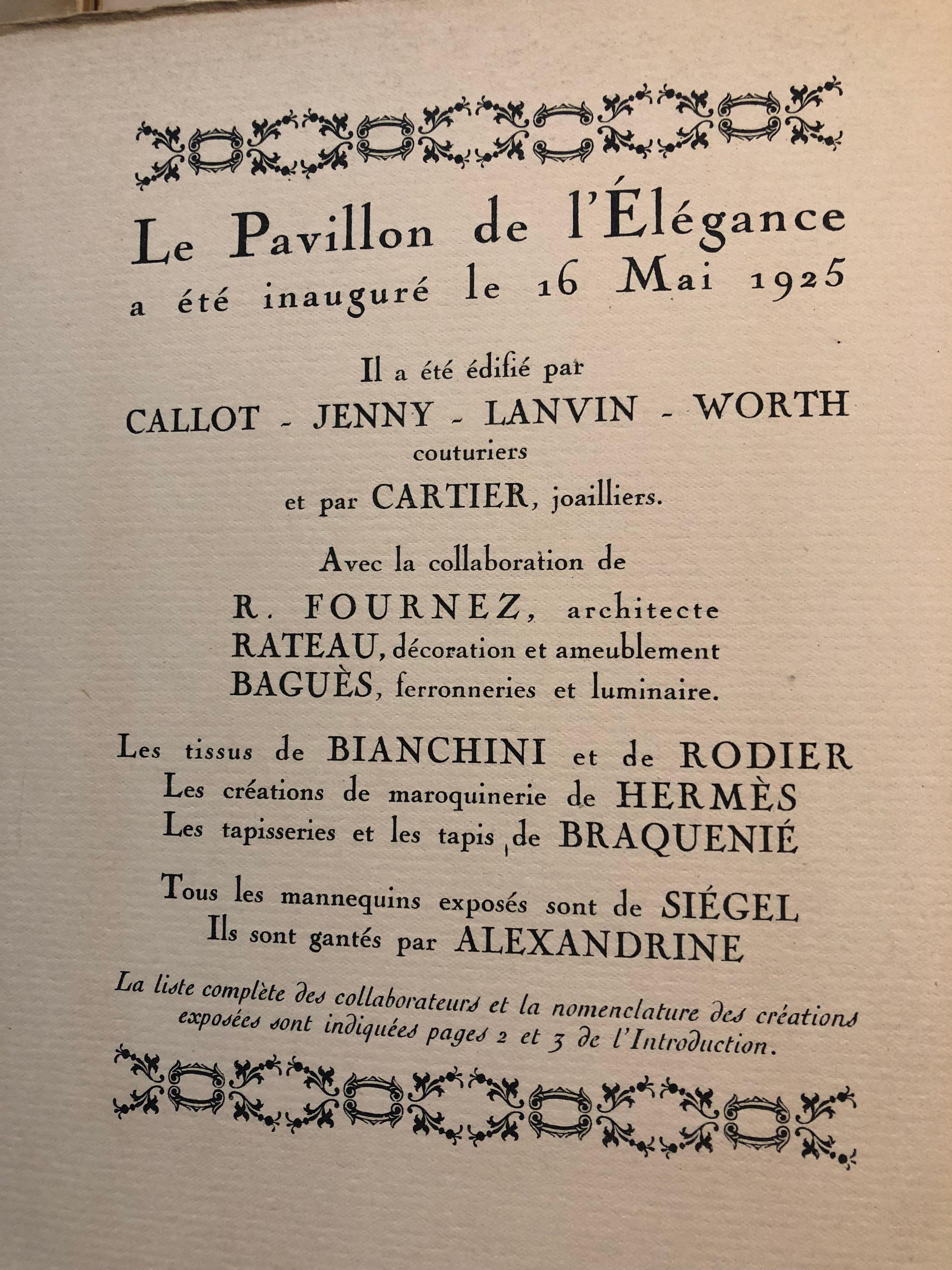 Collection of Catalogs 1925 Paris Decorative Arts Expo For Sale 6