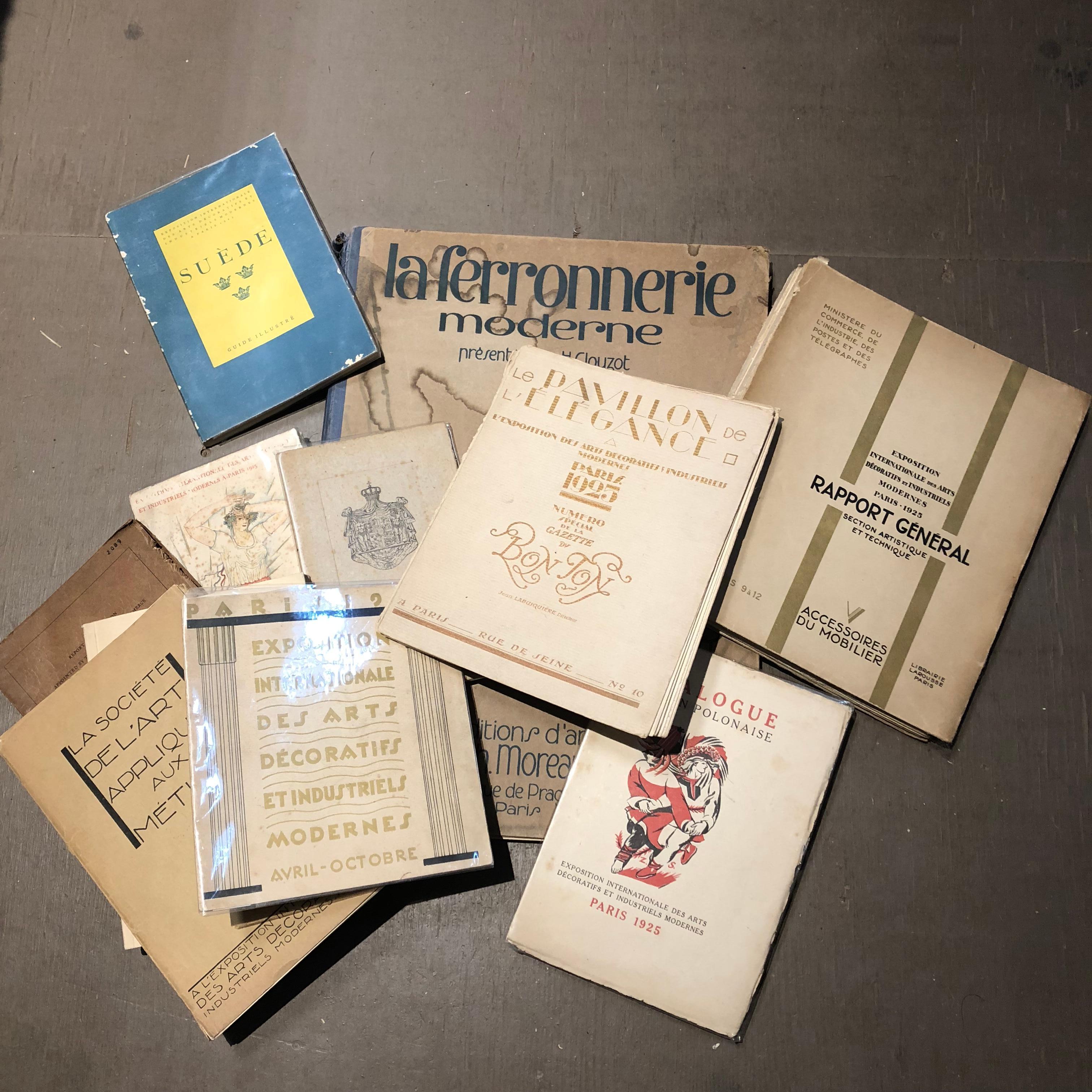Collection of Catalogs 1925 Paris Decorative Arts Expo 11