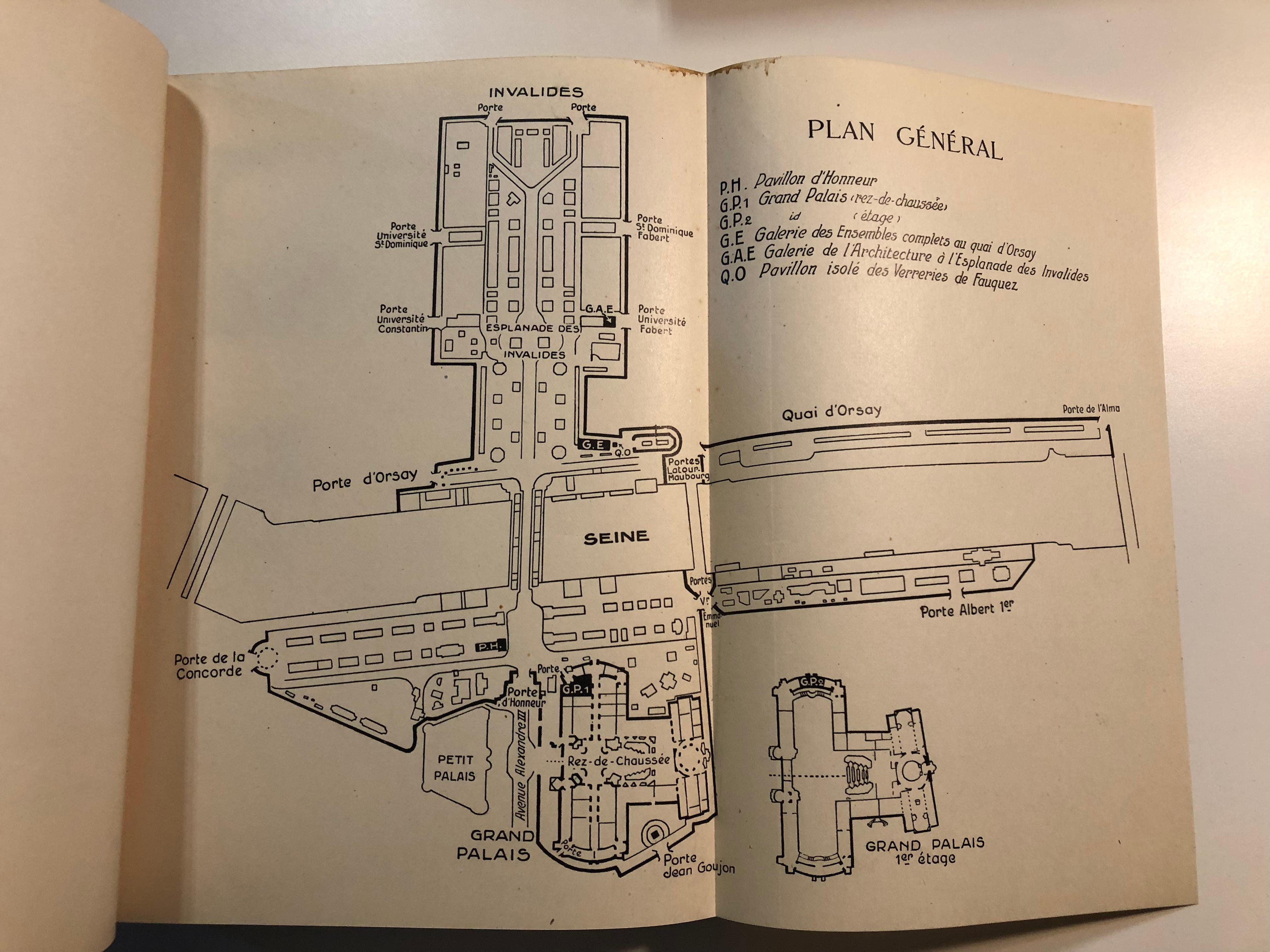 Sammlung von Katalogen 1925 Pariser Expo für dekorative Kunst im Angebot 1