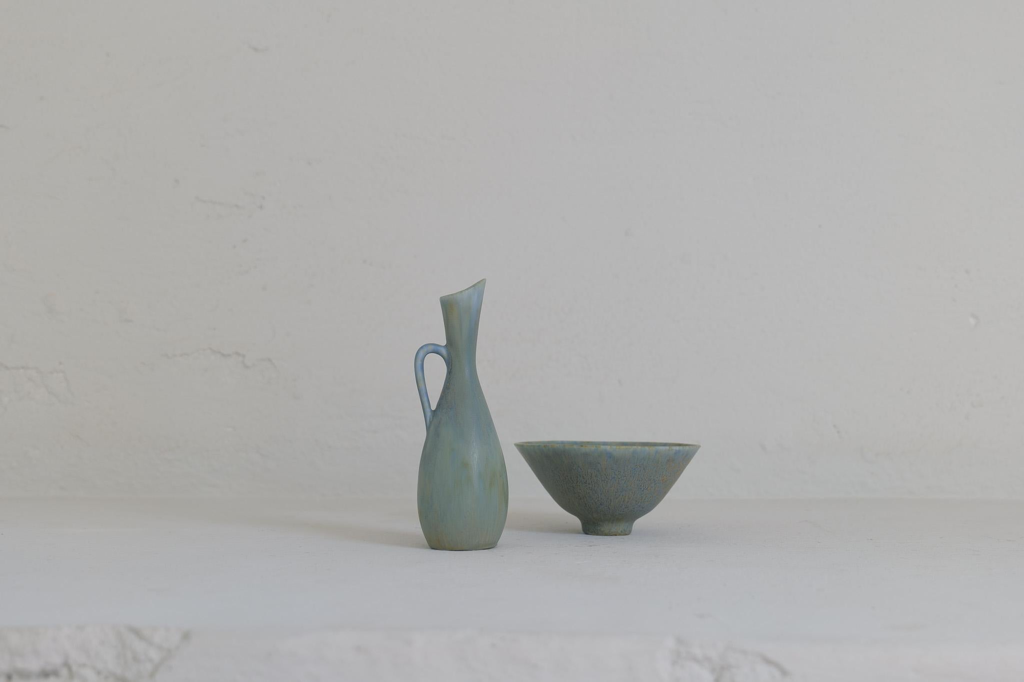 Collection of Ceramic Vessels von Carl Harry Stålhane Rörstrand Schweden, 1950 im Zustand „Gut“ im Angebot in Hillringsberg, SE