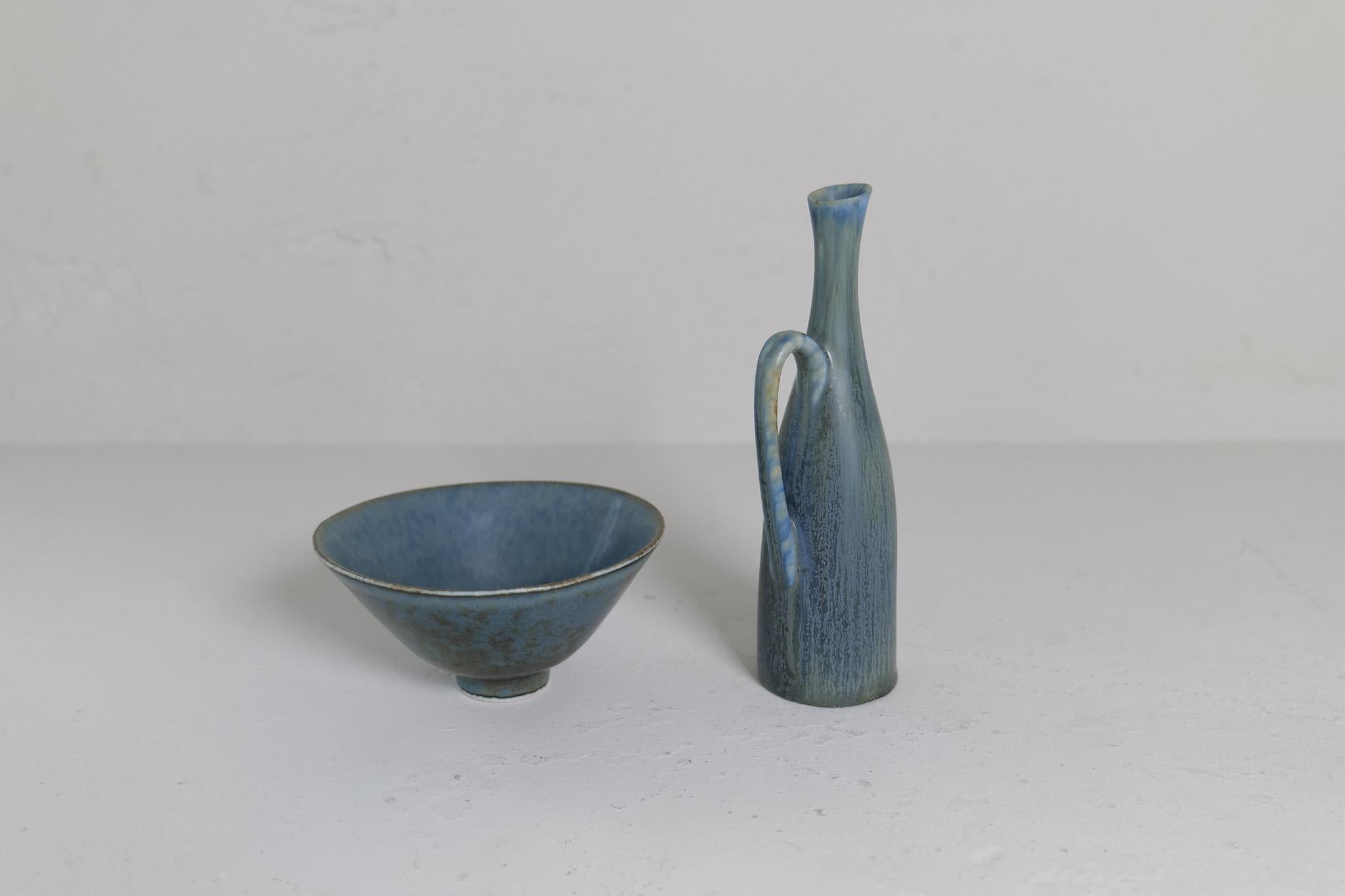 Collection of Ceramic Vessels von Carl Harry Stålhane Rörstrand Schweden, 1950 (Steingut) im Angebot