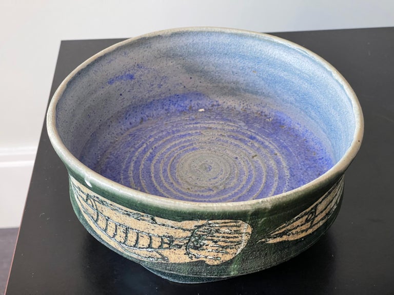 Collection of Ceramic Vessels Vase and Bowls Listed Artists For Sale at 1stDibs