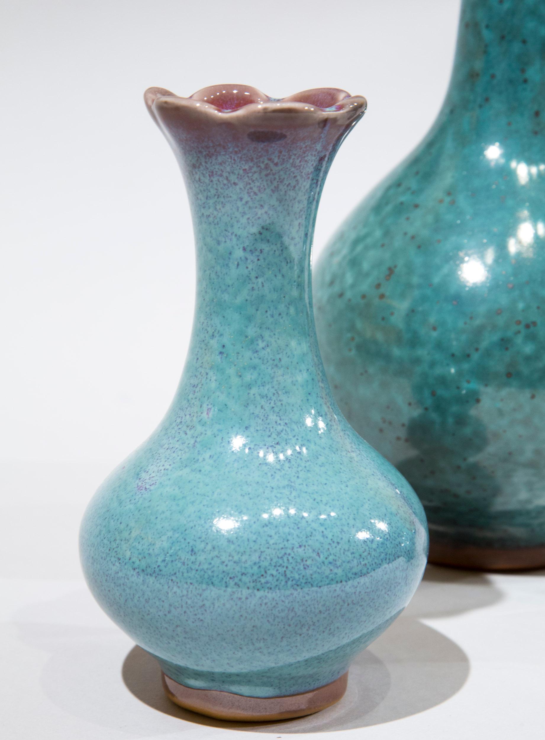 Collection of Nine Chinese Porcelain Glazed Vases 8