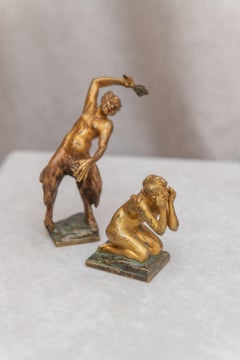 Collection de bronzes érotiques de Vienne peints à froid:: fonderie Bergmann:: vers 1920