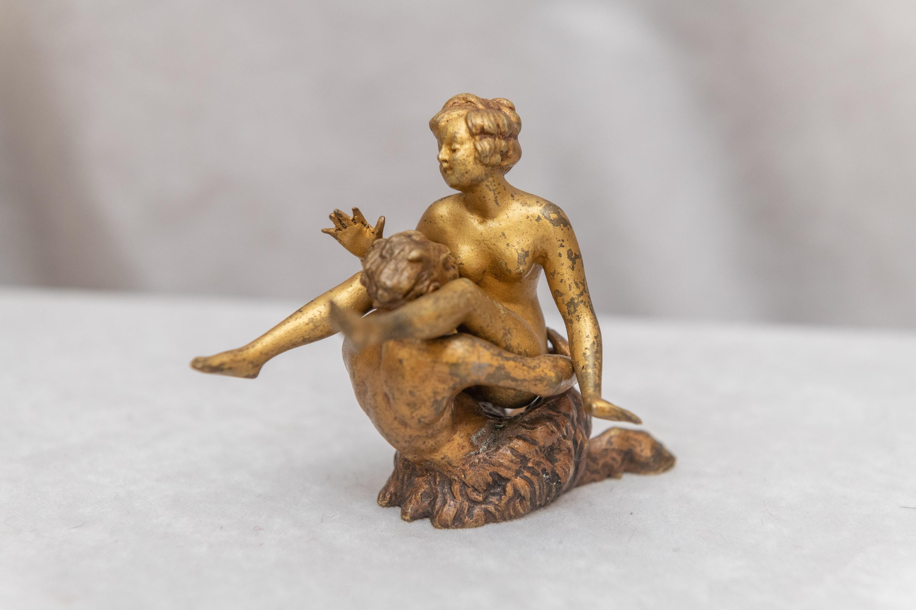 Sammlung von erotischen Wiener Bronzen mit Kaltbemalung:: Gießerei Bergmann:: um 1920 im Zustand „Gut“ in Petaluma, CA
