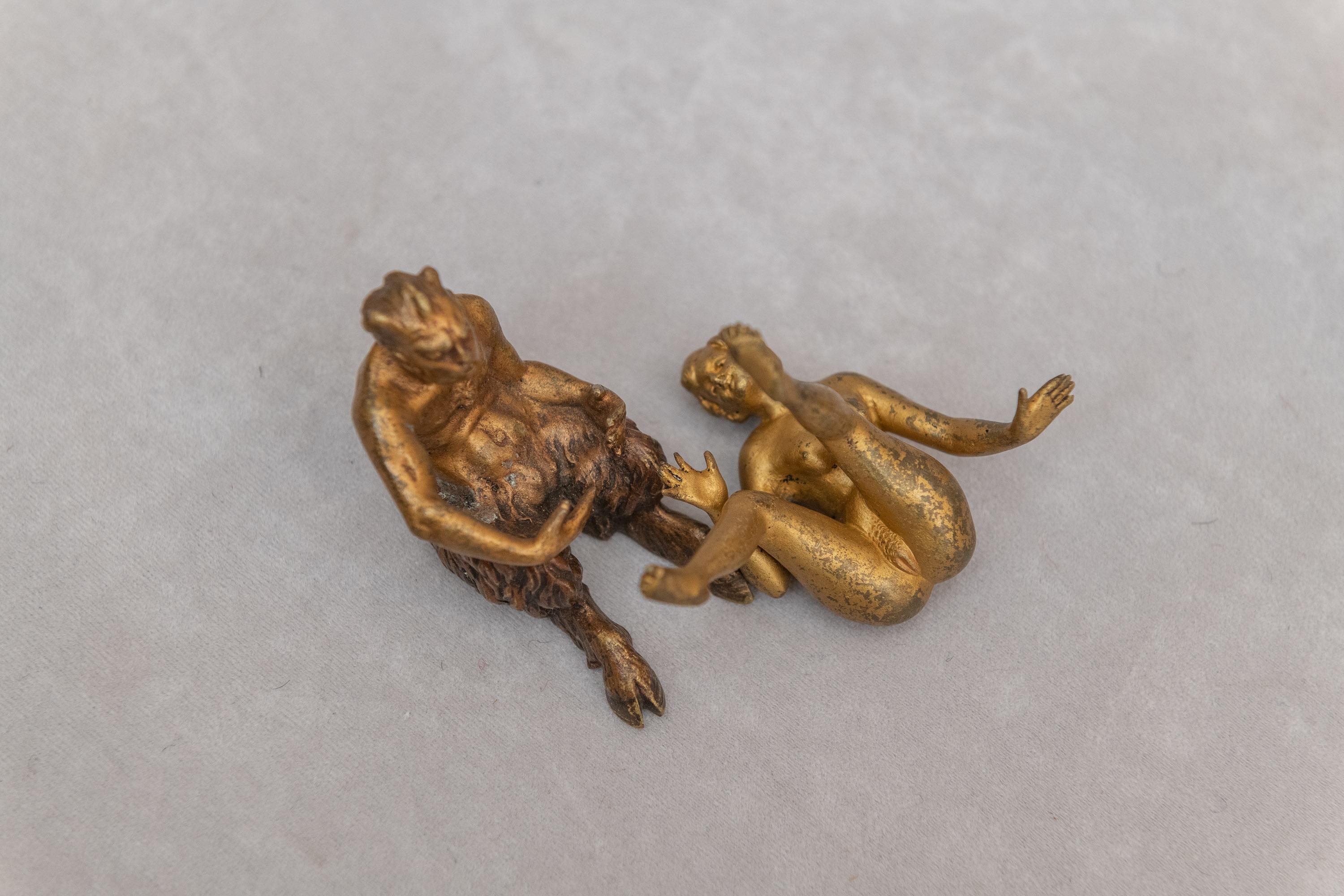 Early 20th Century Collection of Cold Painted Erotic Vienna Bronzes , Bergmann Foundry, circa 1920
