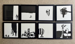 Collection'S di dipinti astratti contemporanei di Greg Dickerson (8 pezzi)