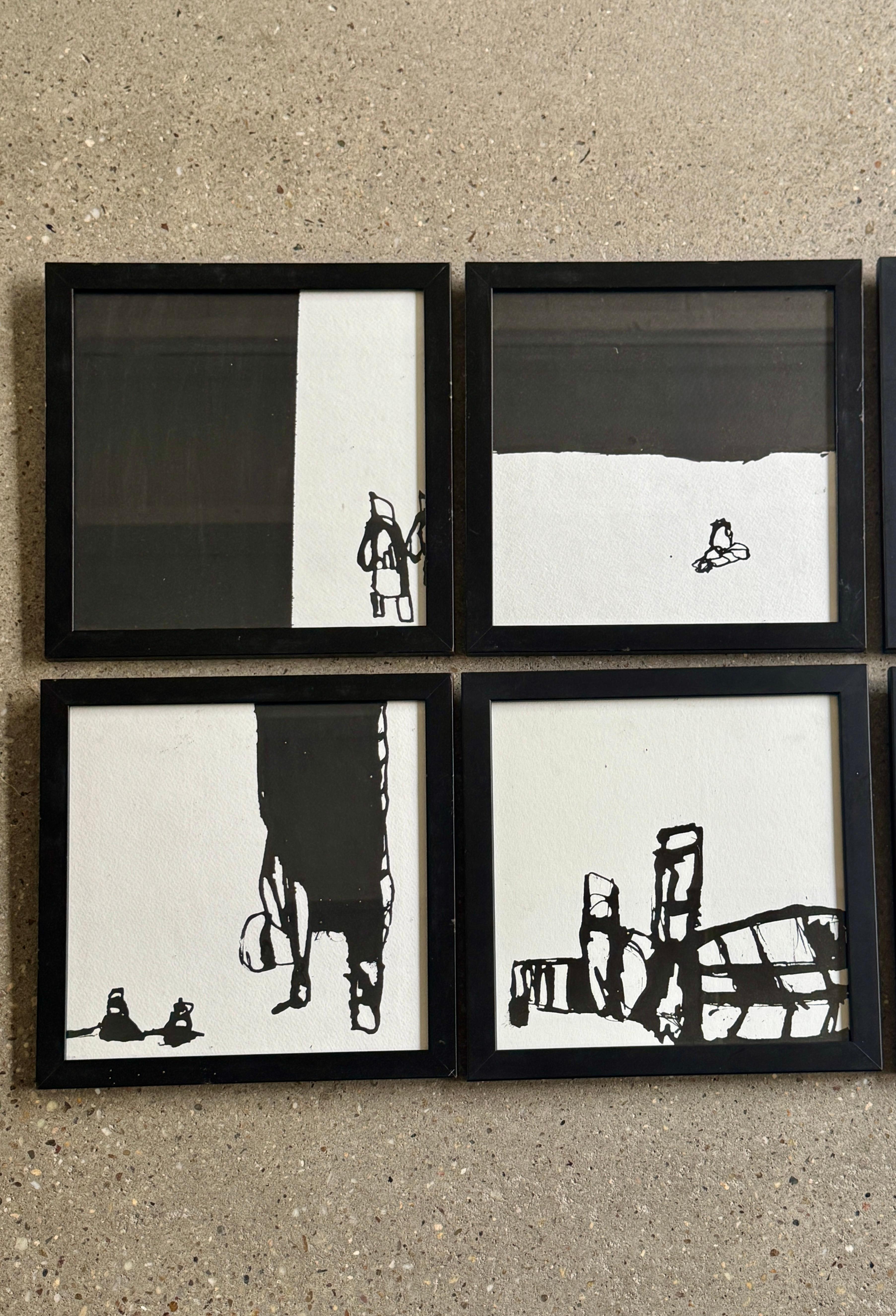 Collection of Contemporary Abstract Paintings by Greg Dickerson (8 pieces) (amerikanisch) im Angebot