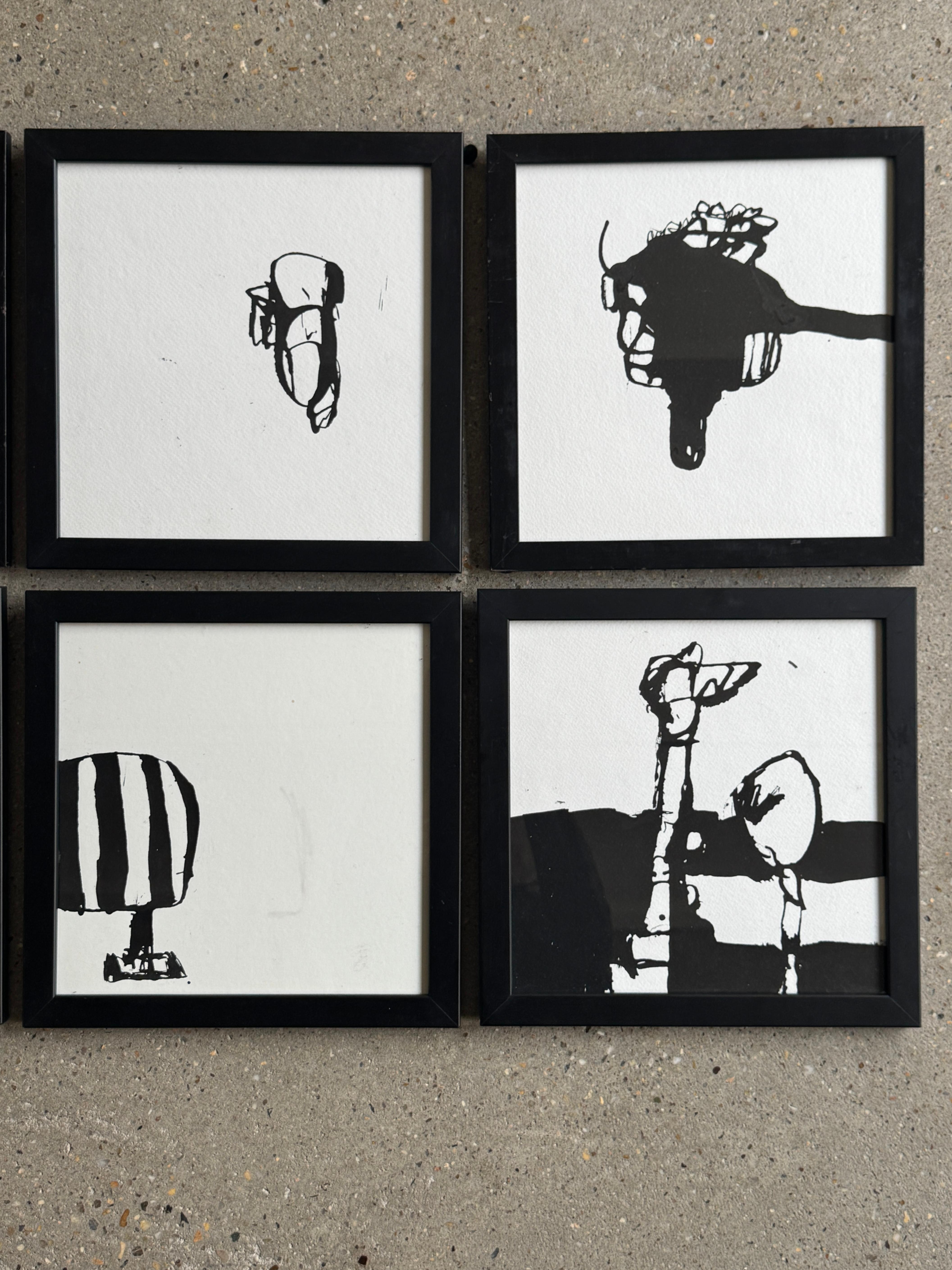 Collection of Contemporary Abstract Paintings by Greg Dickerson (8 pieces) (Handgefertigt) im Angebot