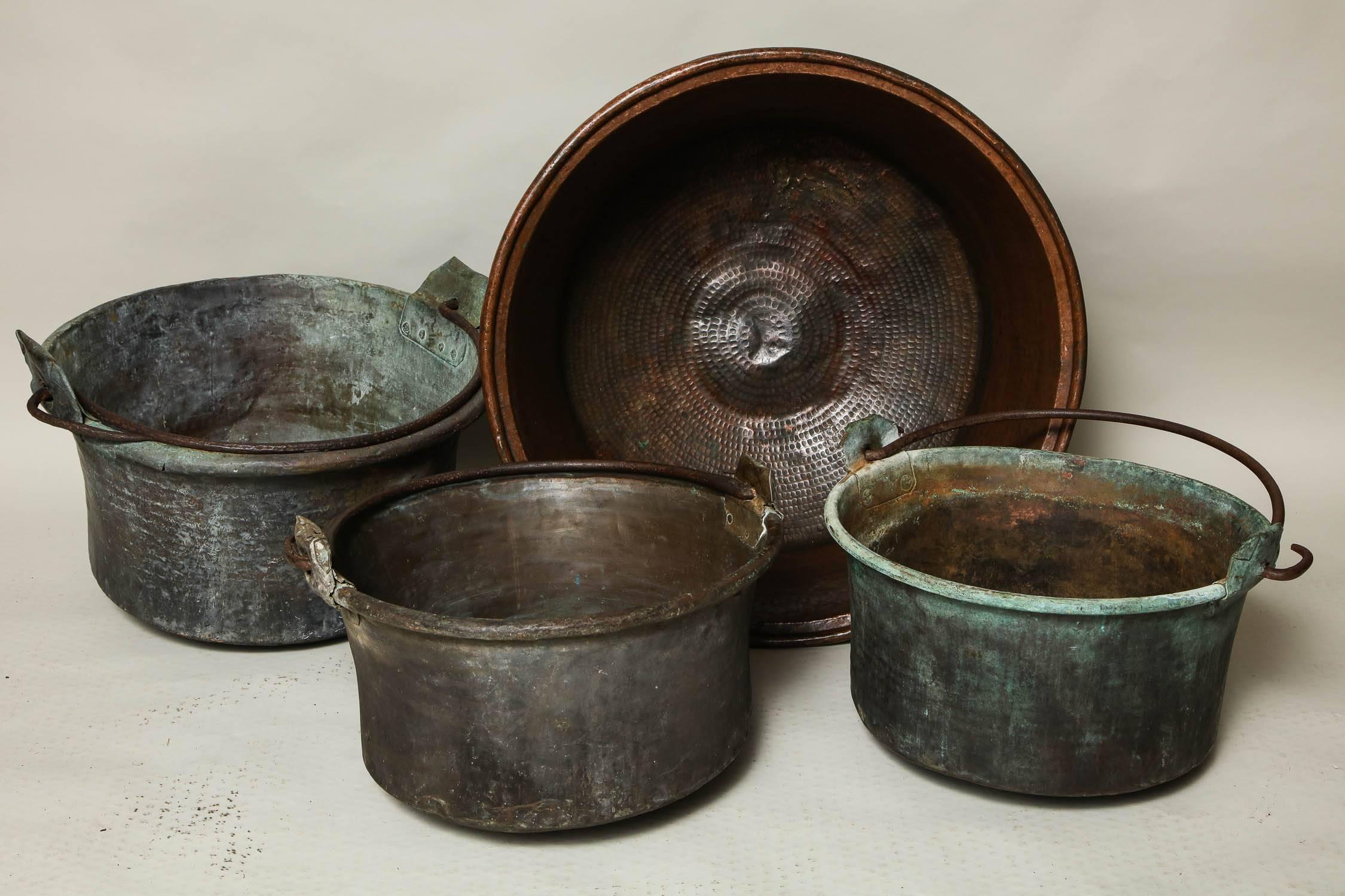 French Collection of Copper Containers