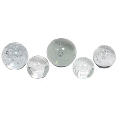 Collection de boules de cristal
