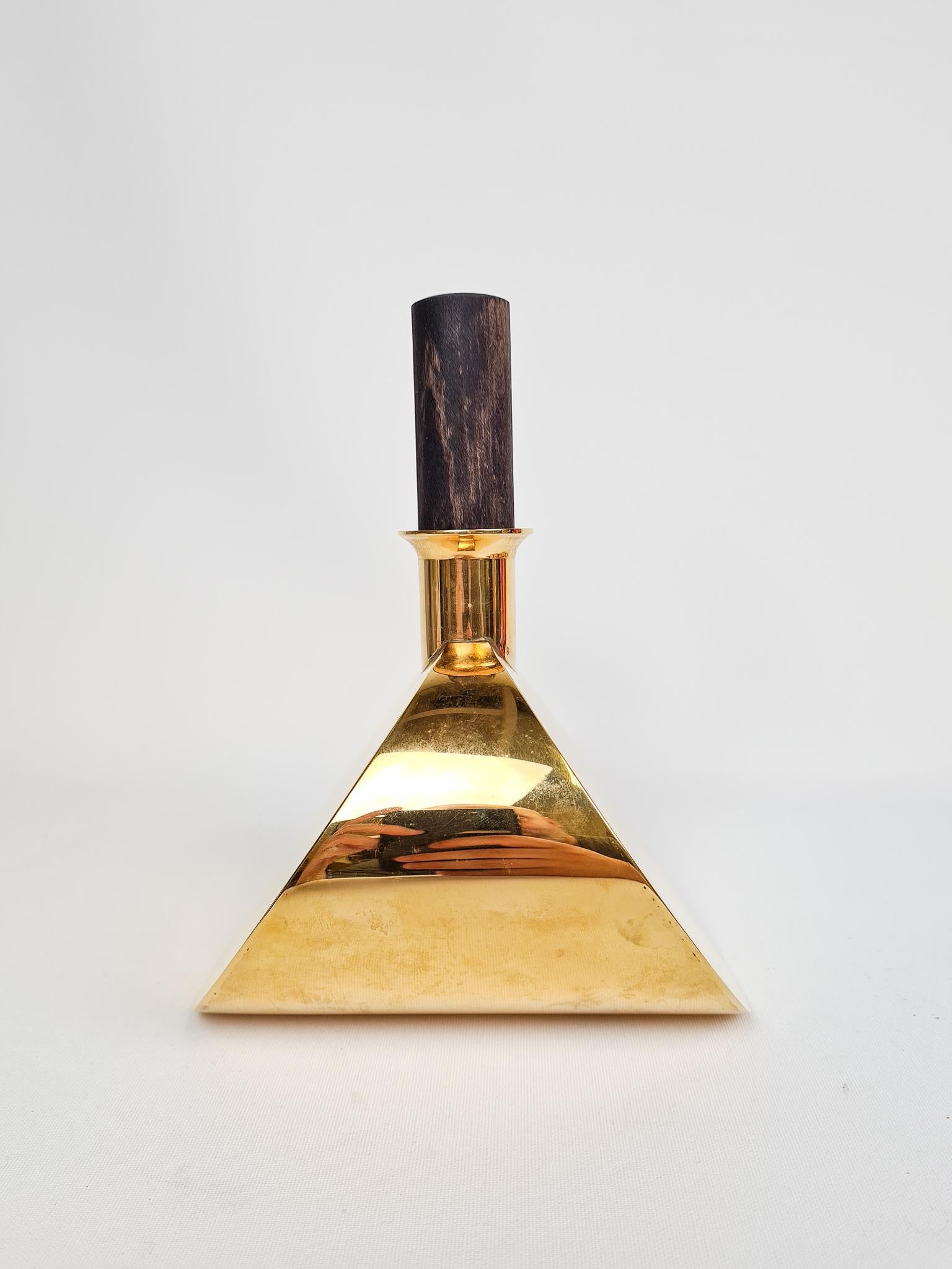 Collection of Decanter and Bowls in Brass Pierre Forsell Skultuna, Sweden, 1970s For Sale 1