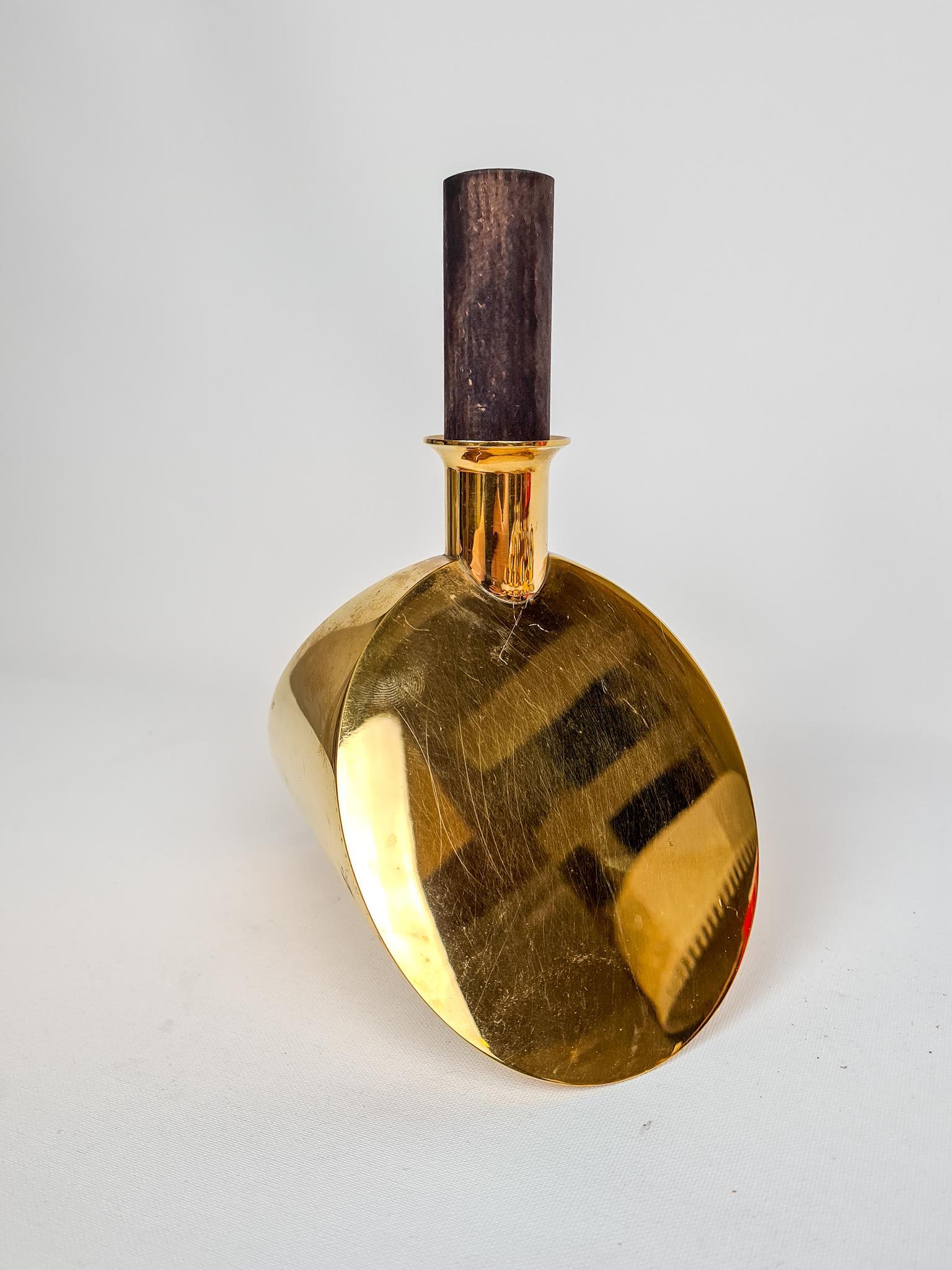 Collection of Decanter and Bowls in Brass Pierre Forsell Skultuna, Sweden, 1970s For Sale 2