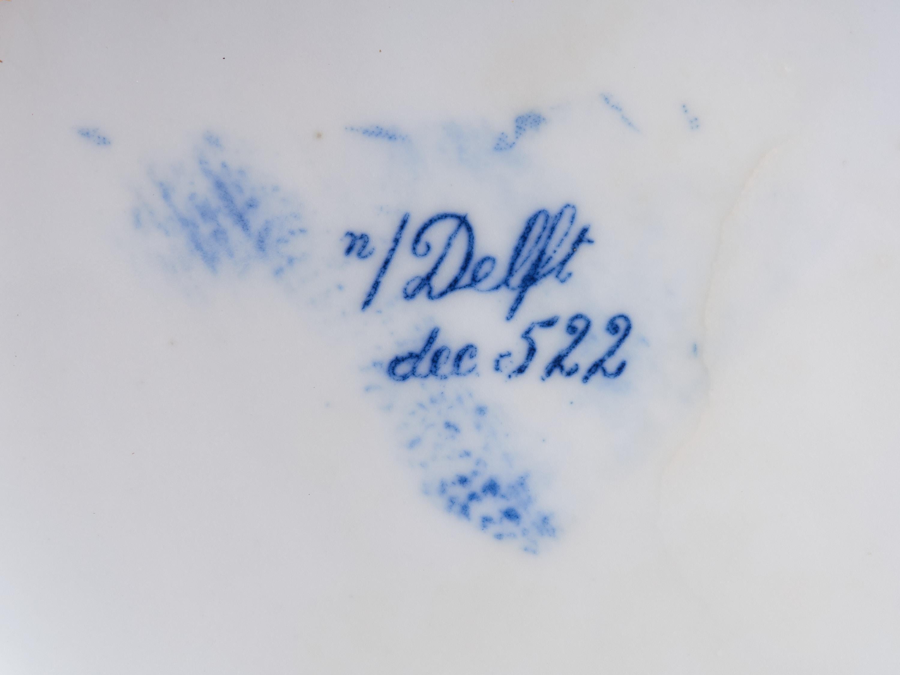Collection of Delft Blue Hand Painted Ceramics 7