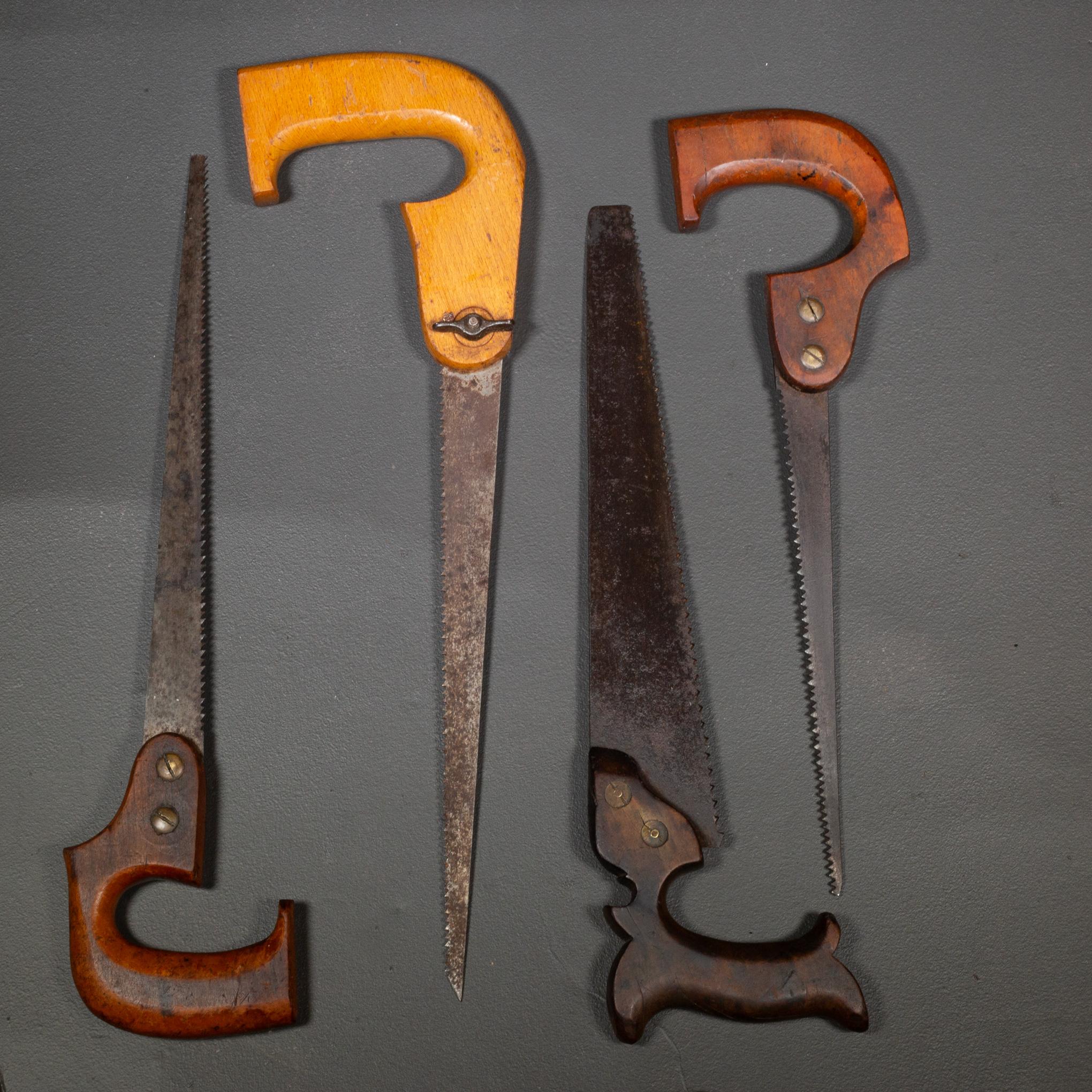 Collection of Disston and Sons Keyhole Saws c.1896-1917 In Good Condition In San Francisco, CA
