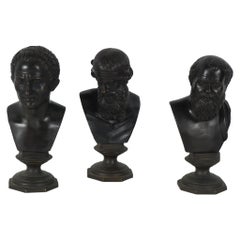 Collection of Early 19th Century Grand Tour Bronze Busts