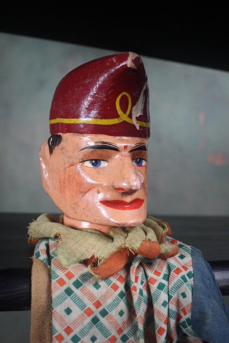 Collection of Early 20th Century German Punch and Judy Puppets