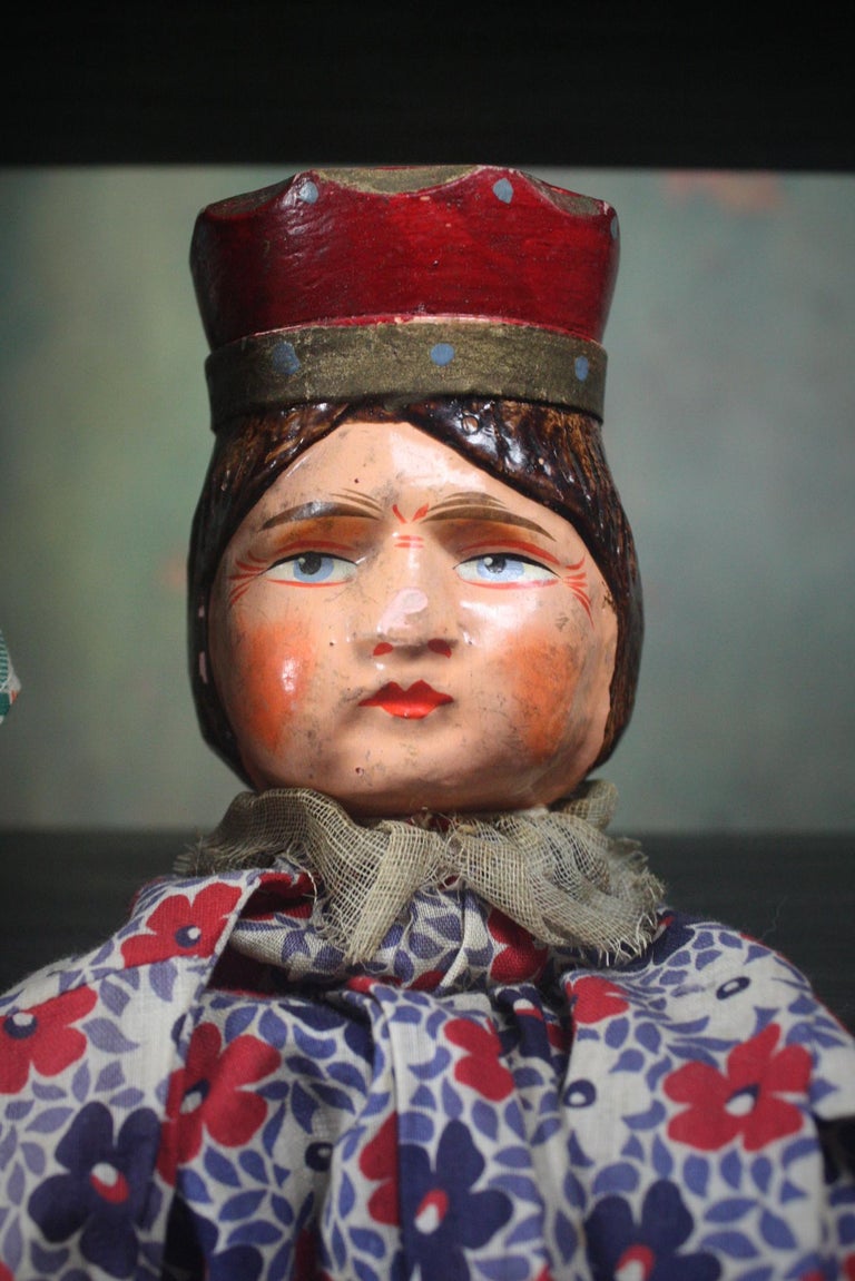 Collection of Early 20th Century German Punch and Judy Puppets
