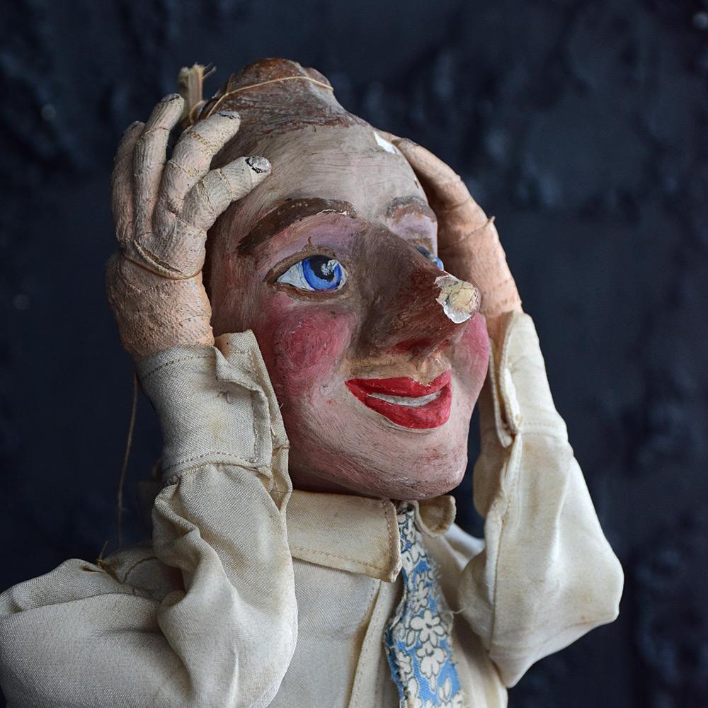 Collection of Early 20th Century Hand-Crafted Puppets 11