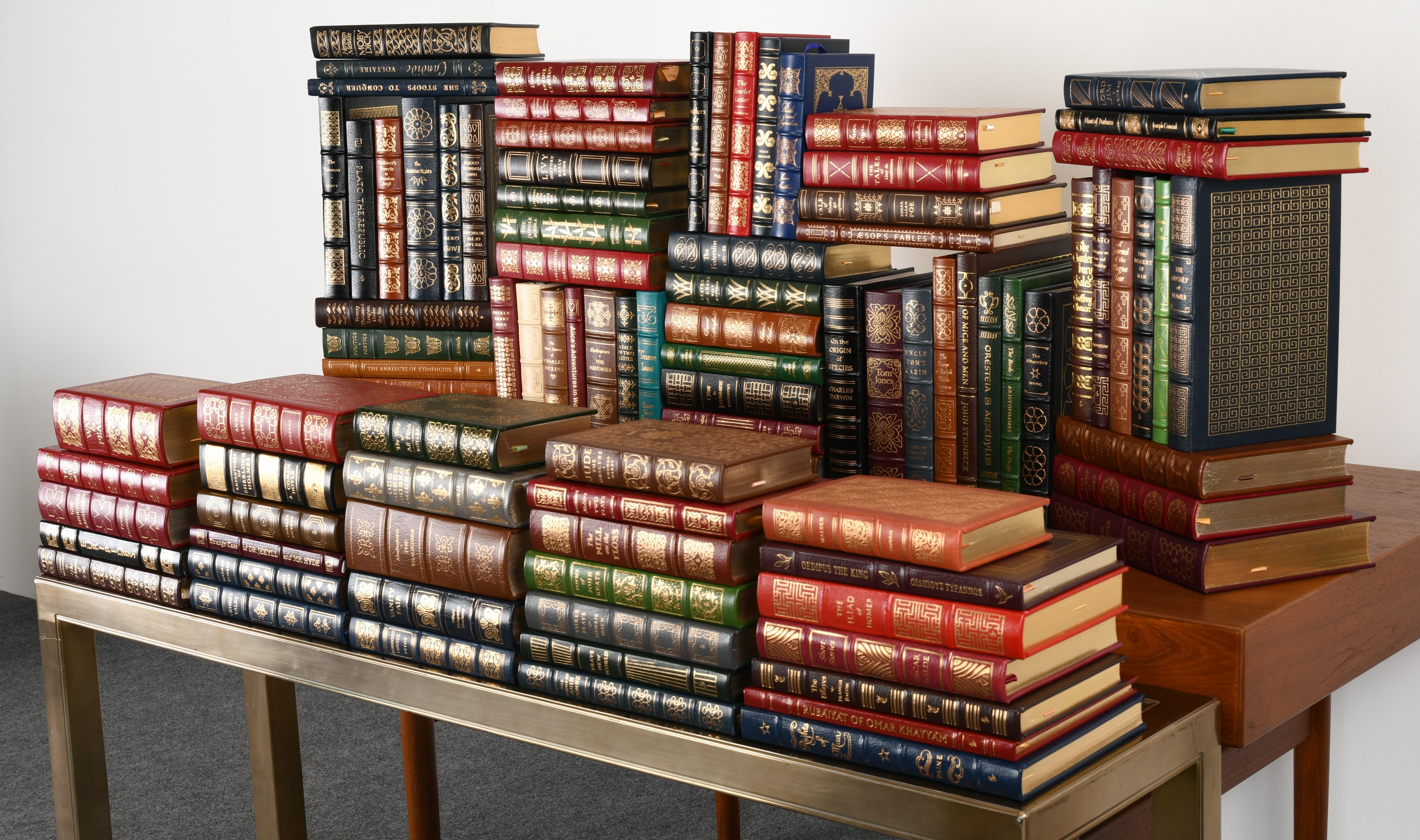 Collection of Easton Press Leather Bound Books, 20th Century In Good Condition In Hamburg, PA