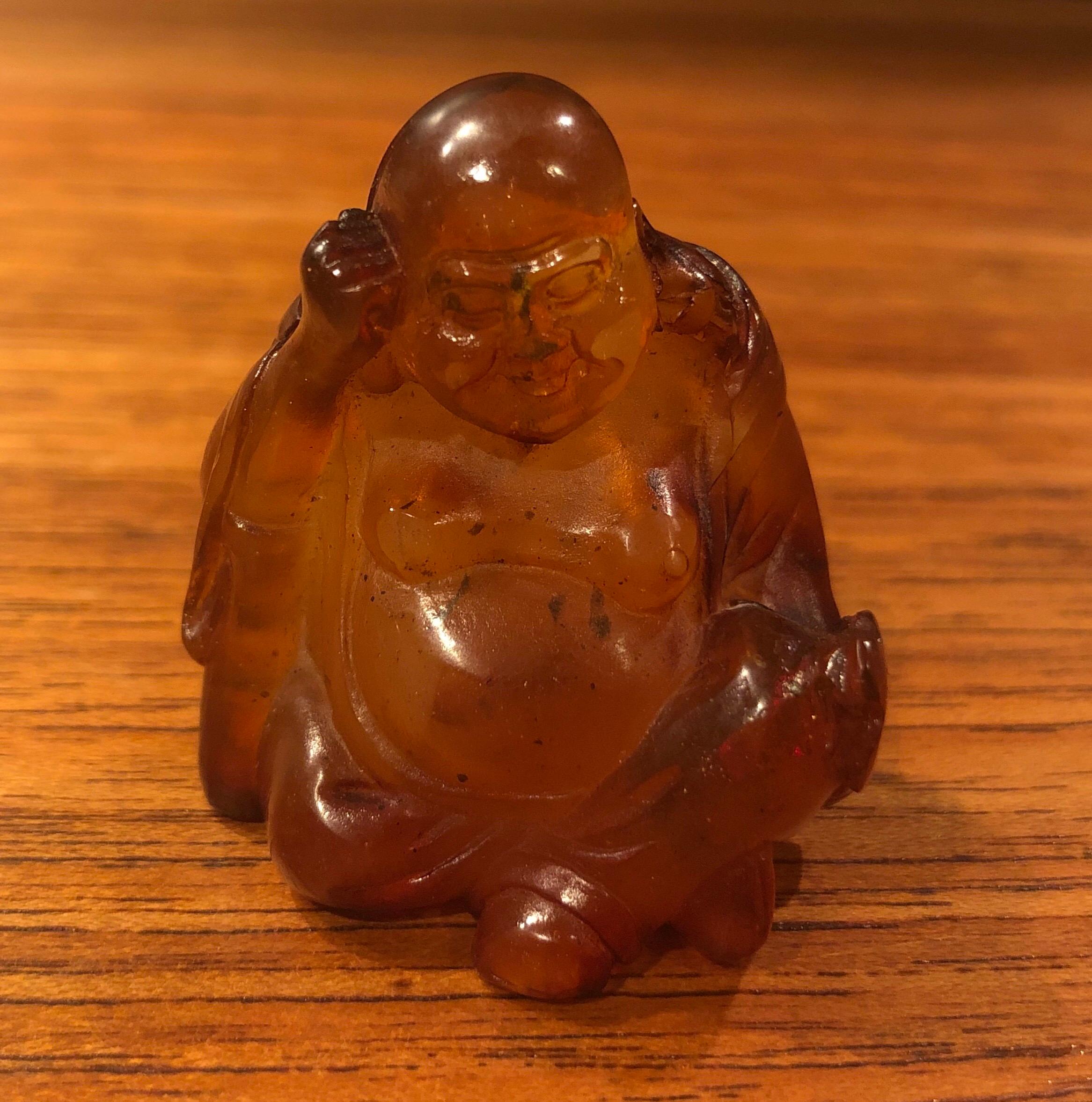 Collection of Eight Japanese Amber / Resin / Bakelite Netsukes For Sale 3