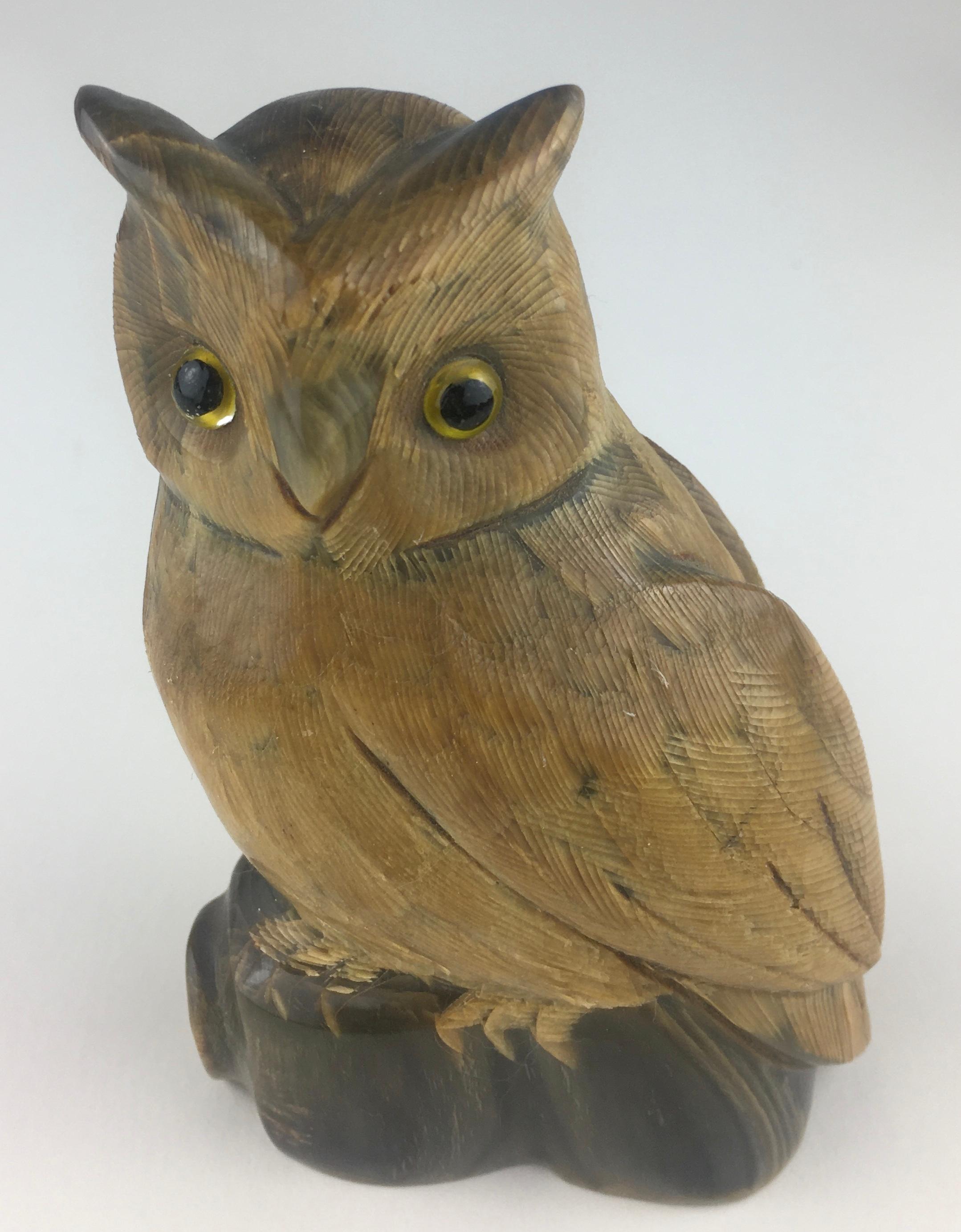 Collection of Eight Owl Sculptures 2