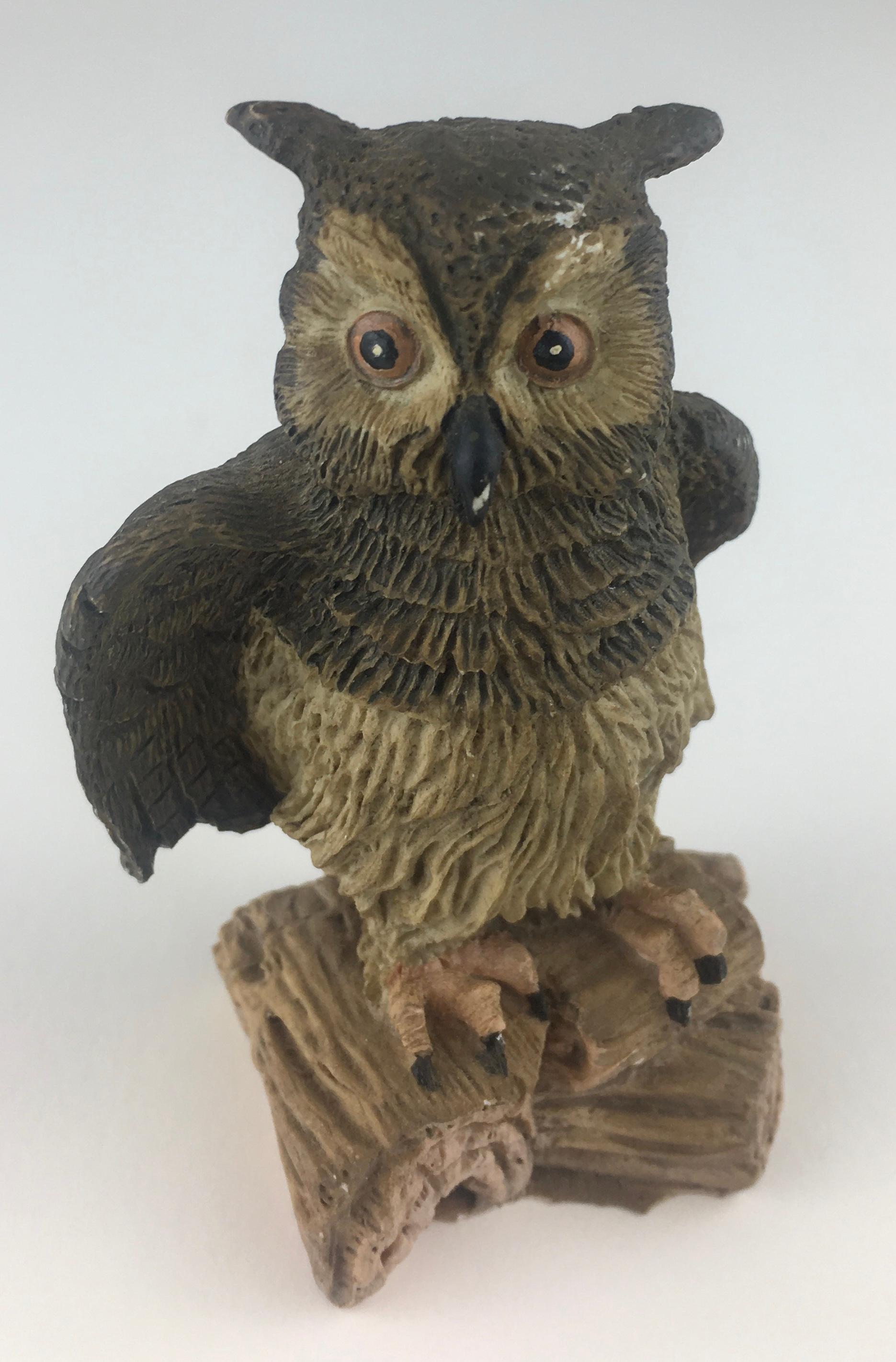Collection of Eight Owl Sculptures 4
