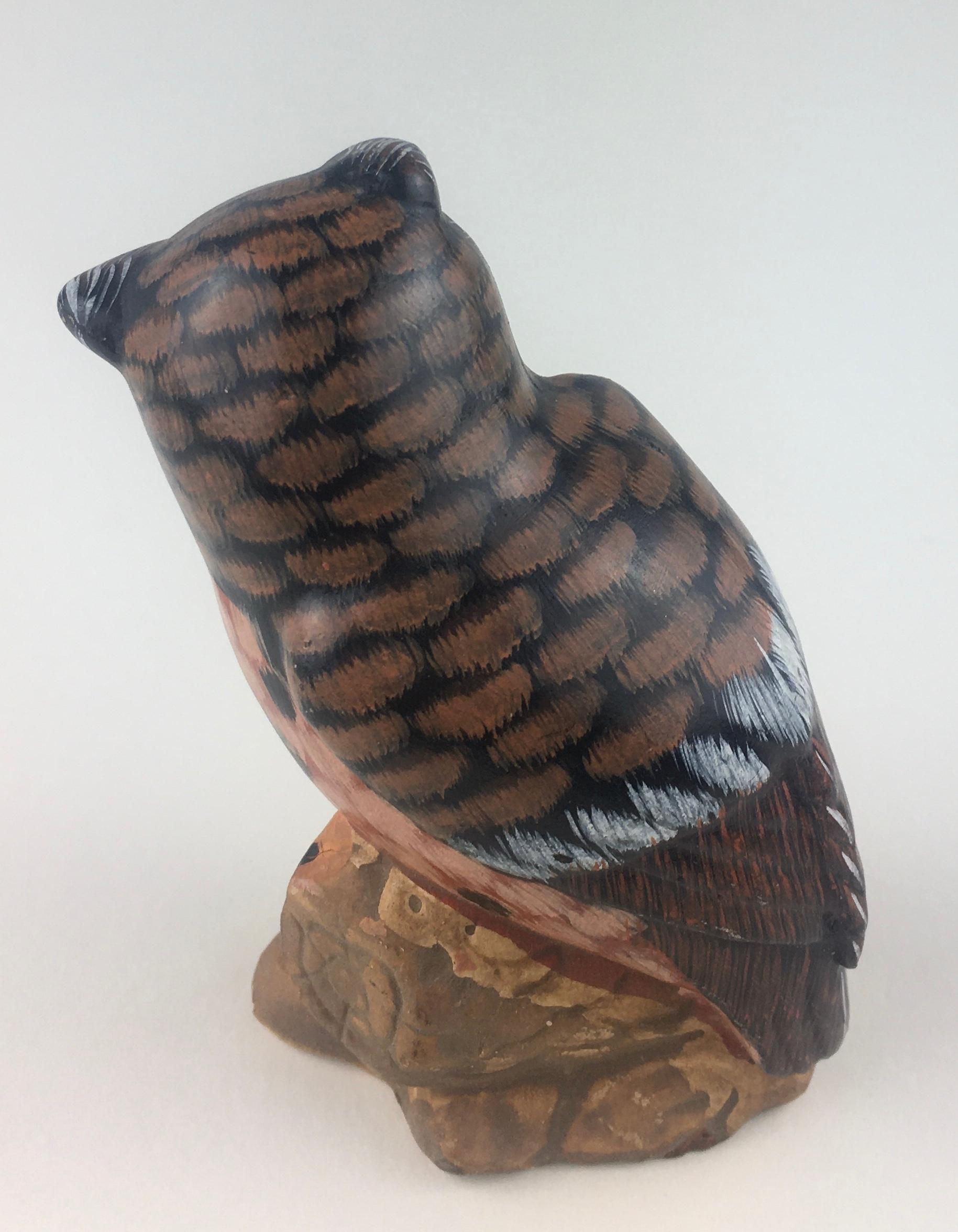 Collection of Eight Owl Sculptures 9