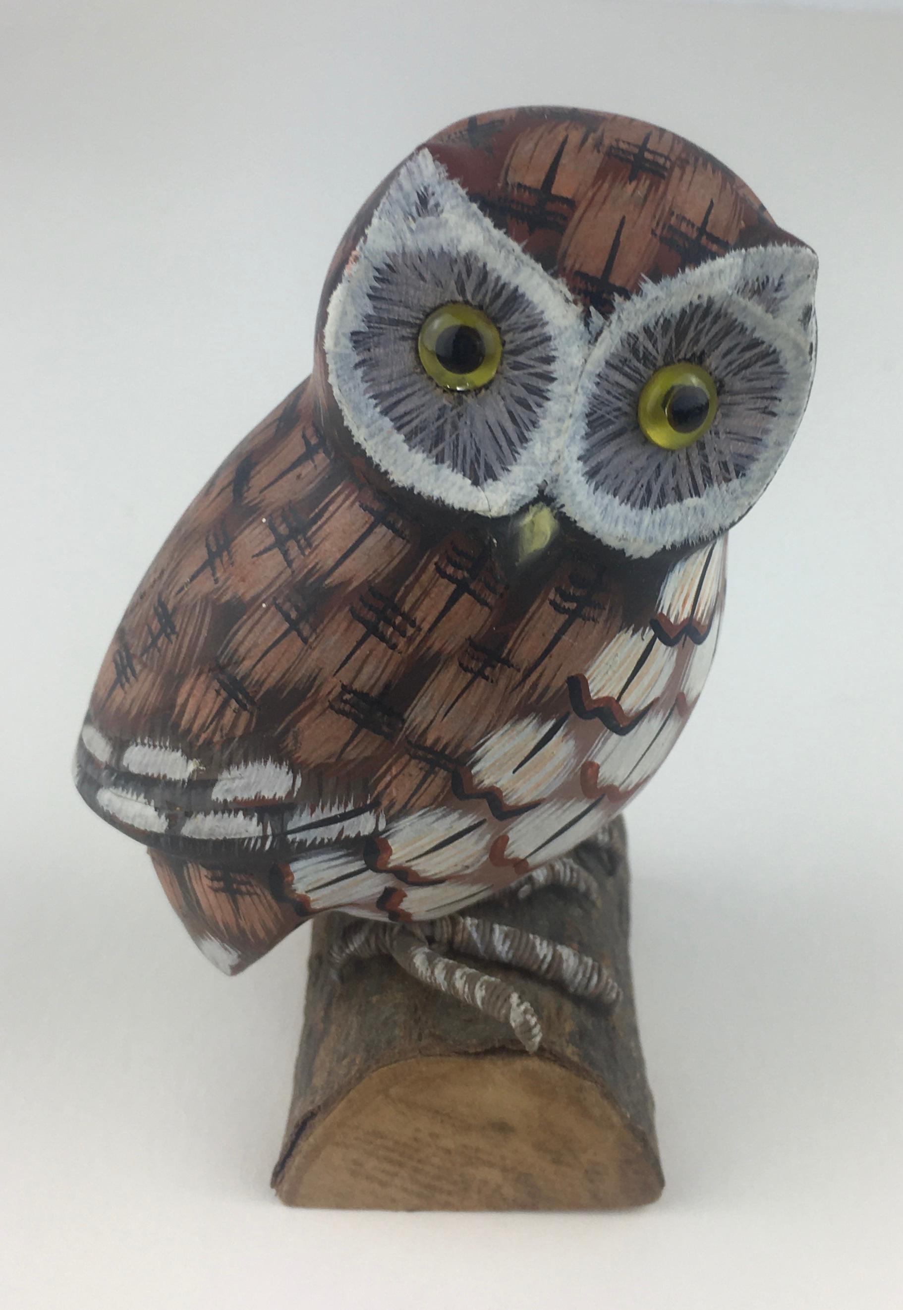 French Collection of Eight Owl Sculptures