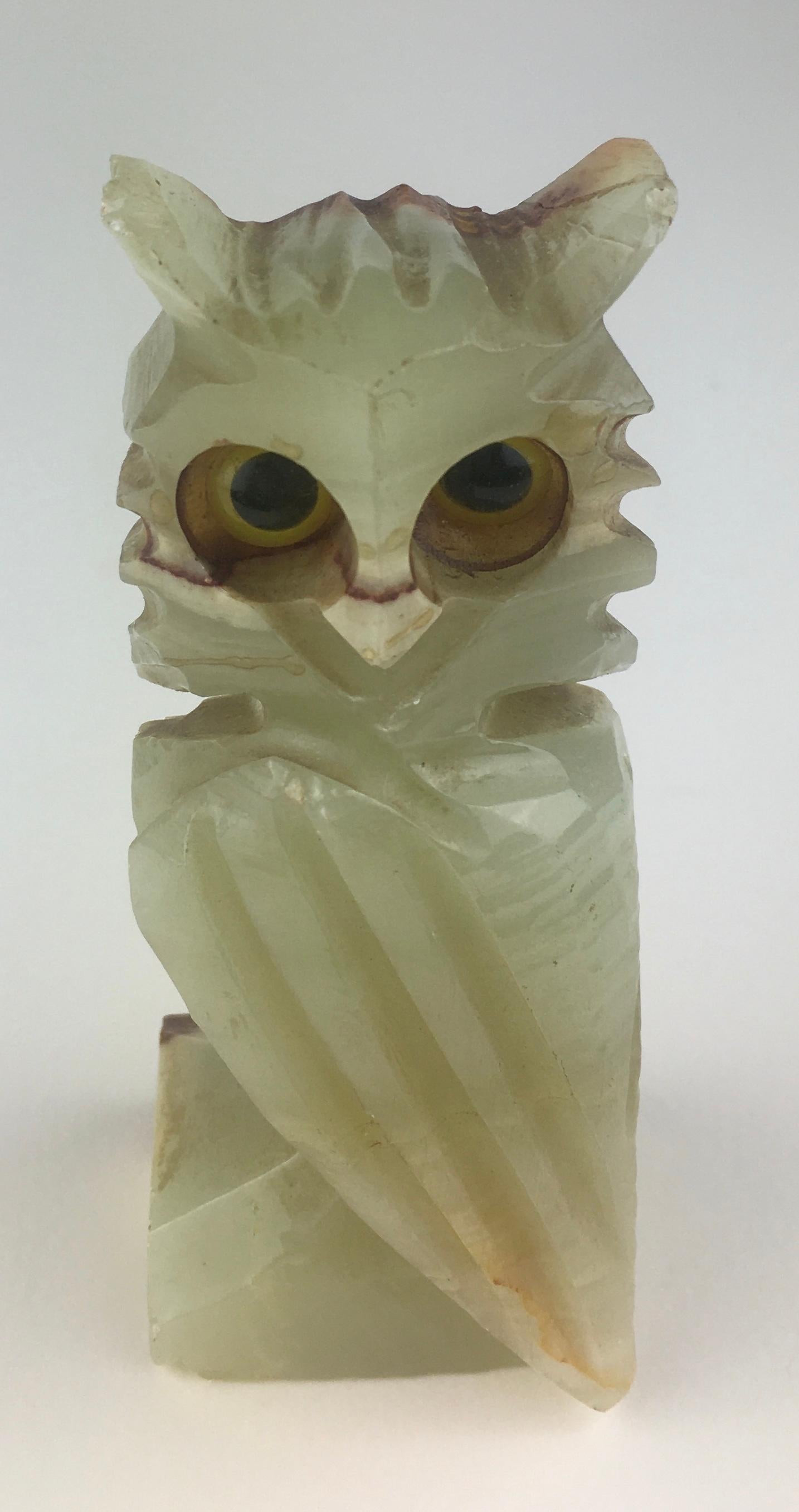 Ceramic Collection of Eight Owl Sculptures