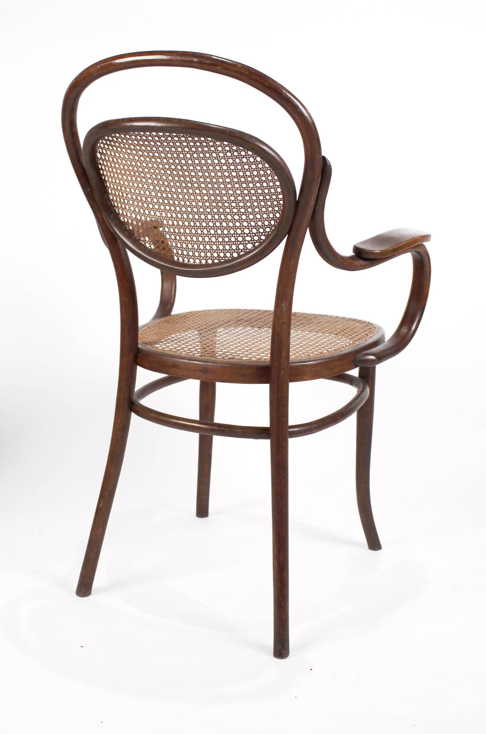 Collection of Eight Viennese Secessionist Dining Chairs Thonet, Mundus, J&J Kohn In Good Condition In Dallas, TX