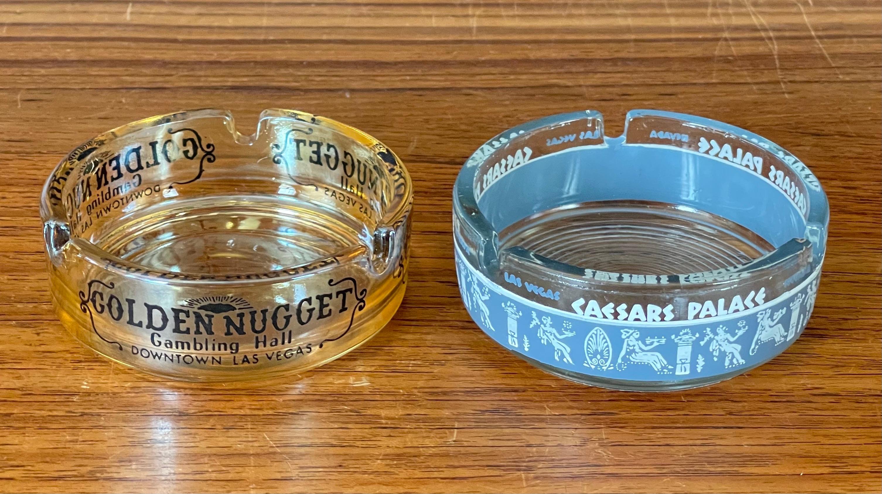 Collection of Eight Vintage Las Vegas Casino Ashtrays For Sale at 1stDibs